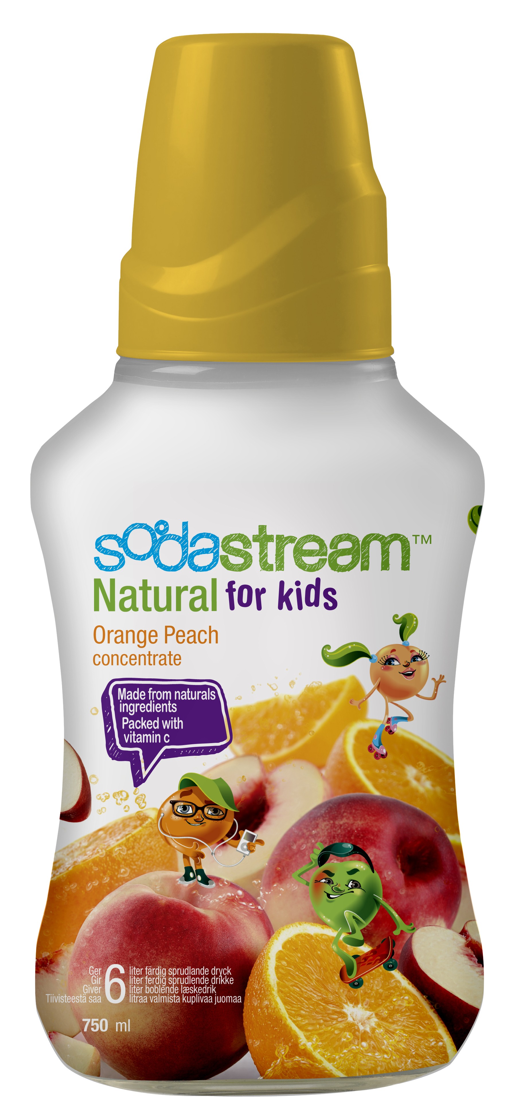 SodaStream Natural for Kids smak Orange/Peach