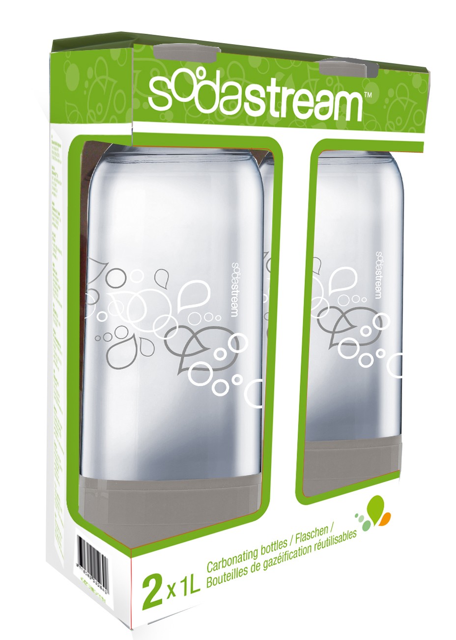SodaStream flasker (hvid - 2 stk.)