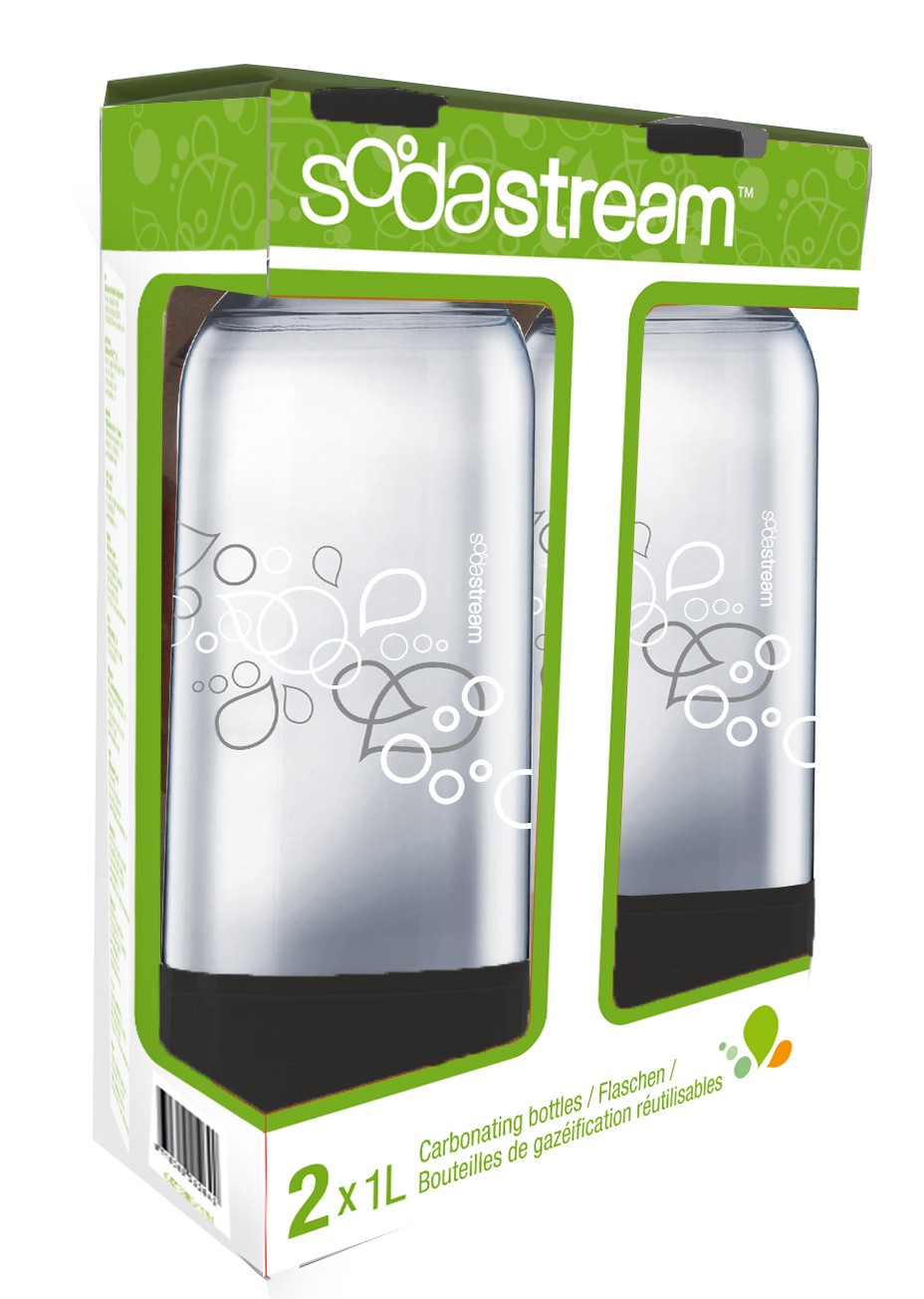SodaStream flasker (sort - 2 stk.)