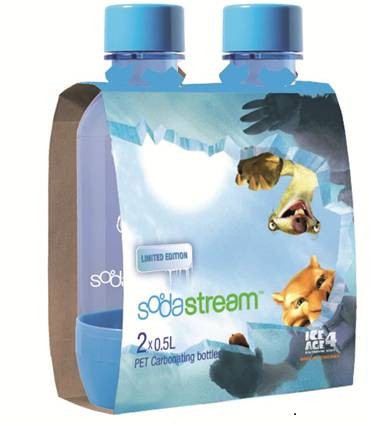 SodaStream Ice Age täyttöpullot Diego & Sid