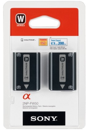 Sony batterier 2-pack 2NP-FW50