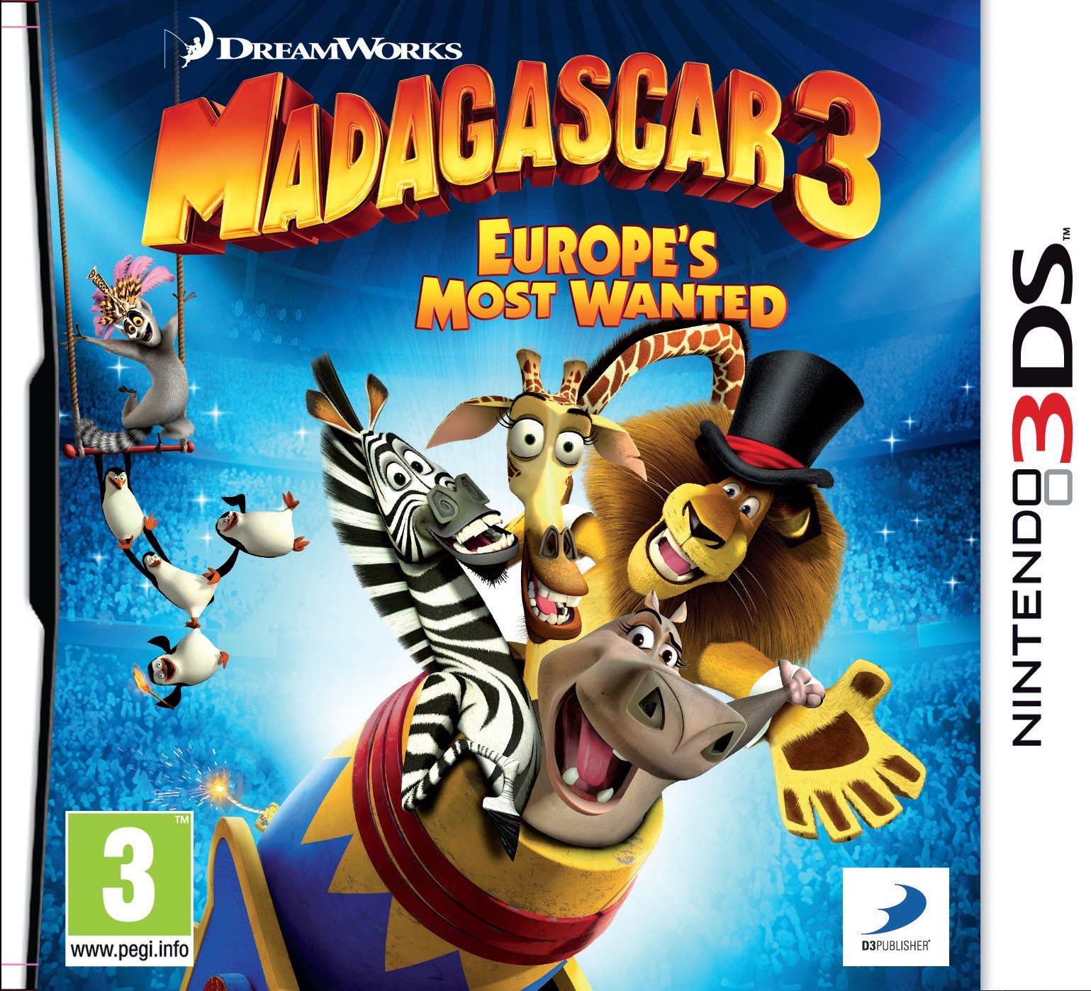 Madagascar 3: Europe's Most Wanted (3DS)