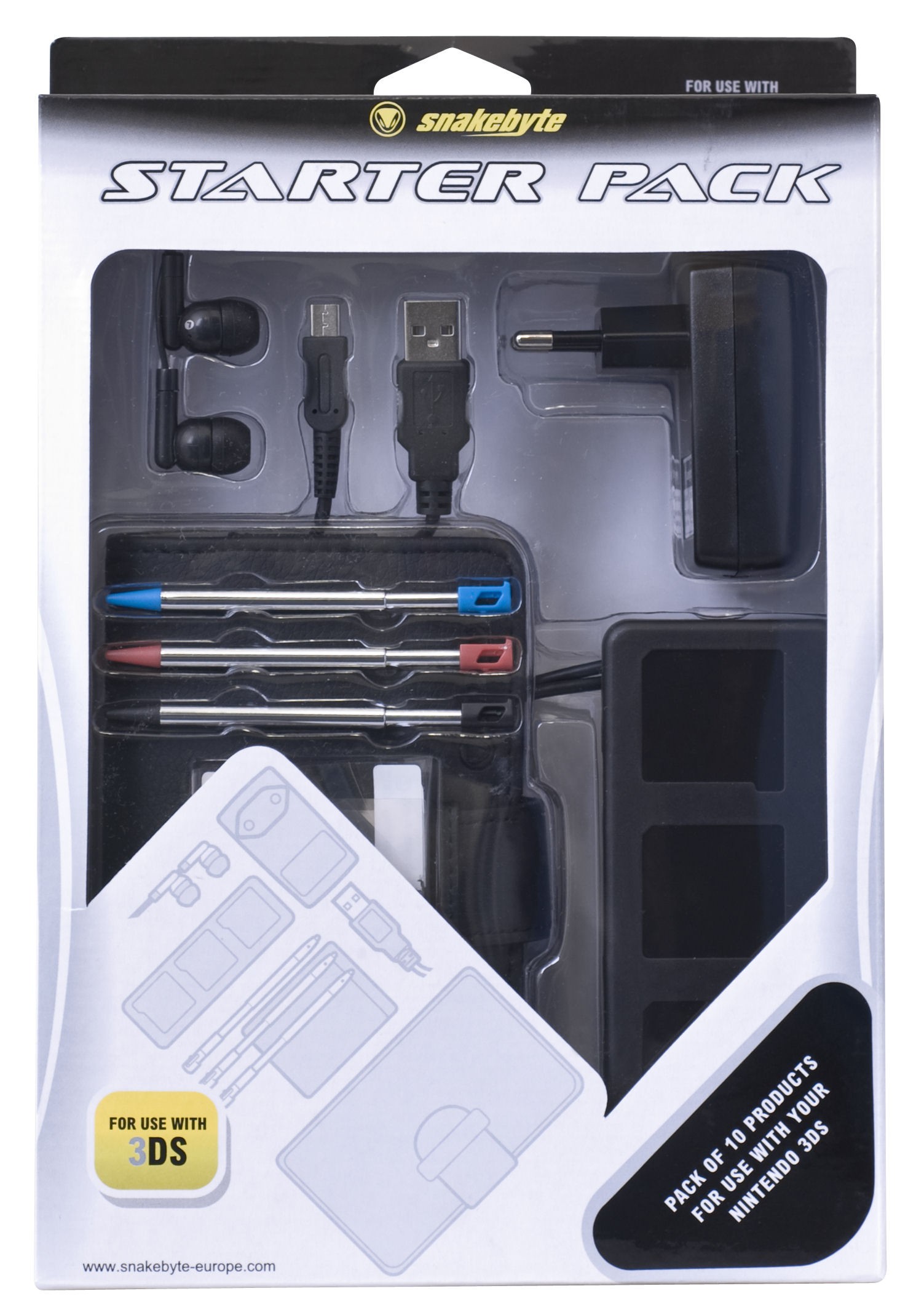 Snakebyte aloituspakkaus 3DS