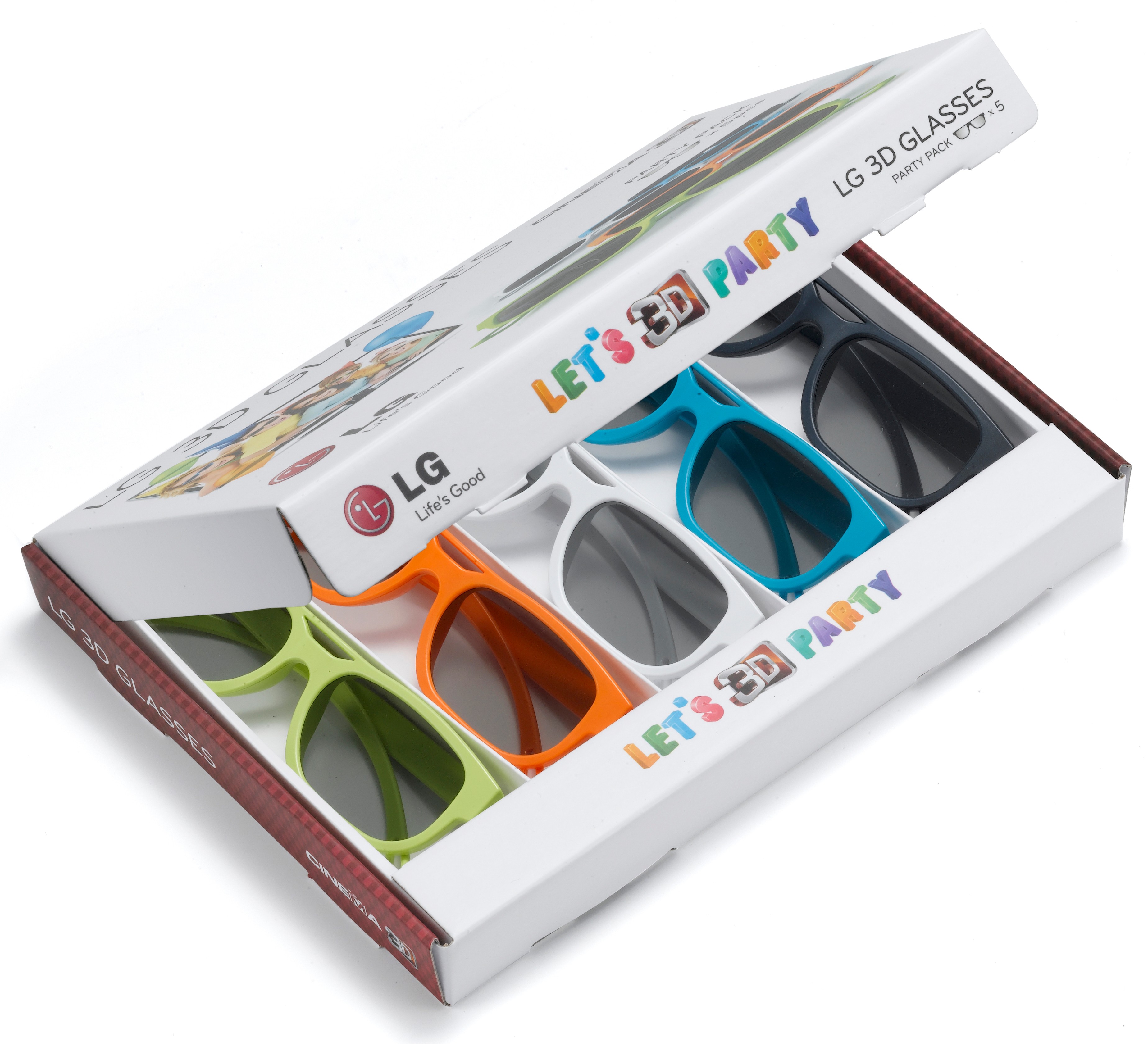 LG 3D-glas&ouml;gon Party-pack AG-F215 (5 st)