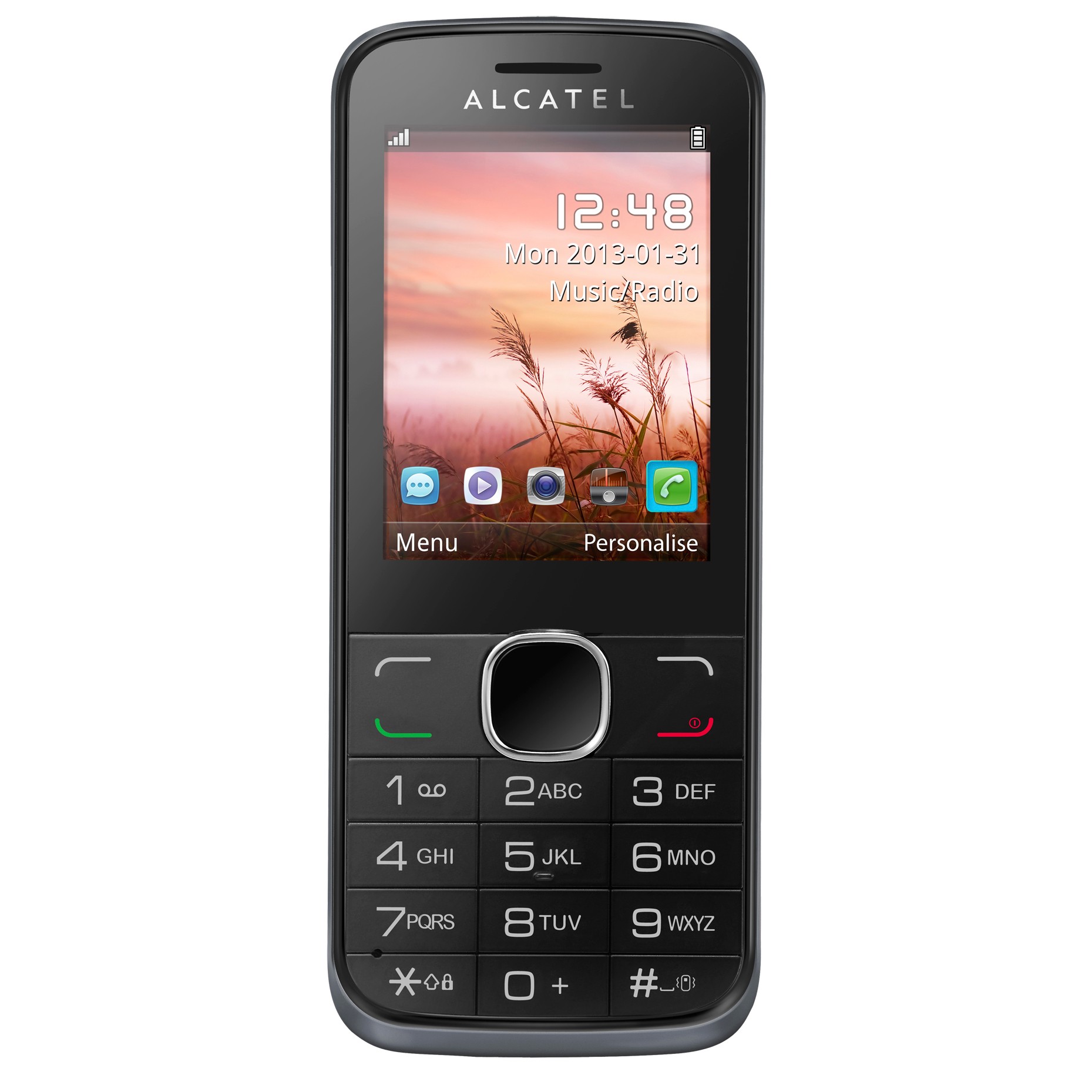 Alcatel One Touch 2005D (čierny) – duálny mobil