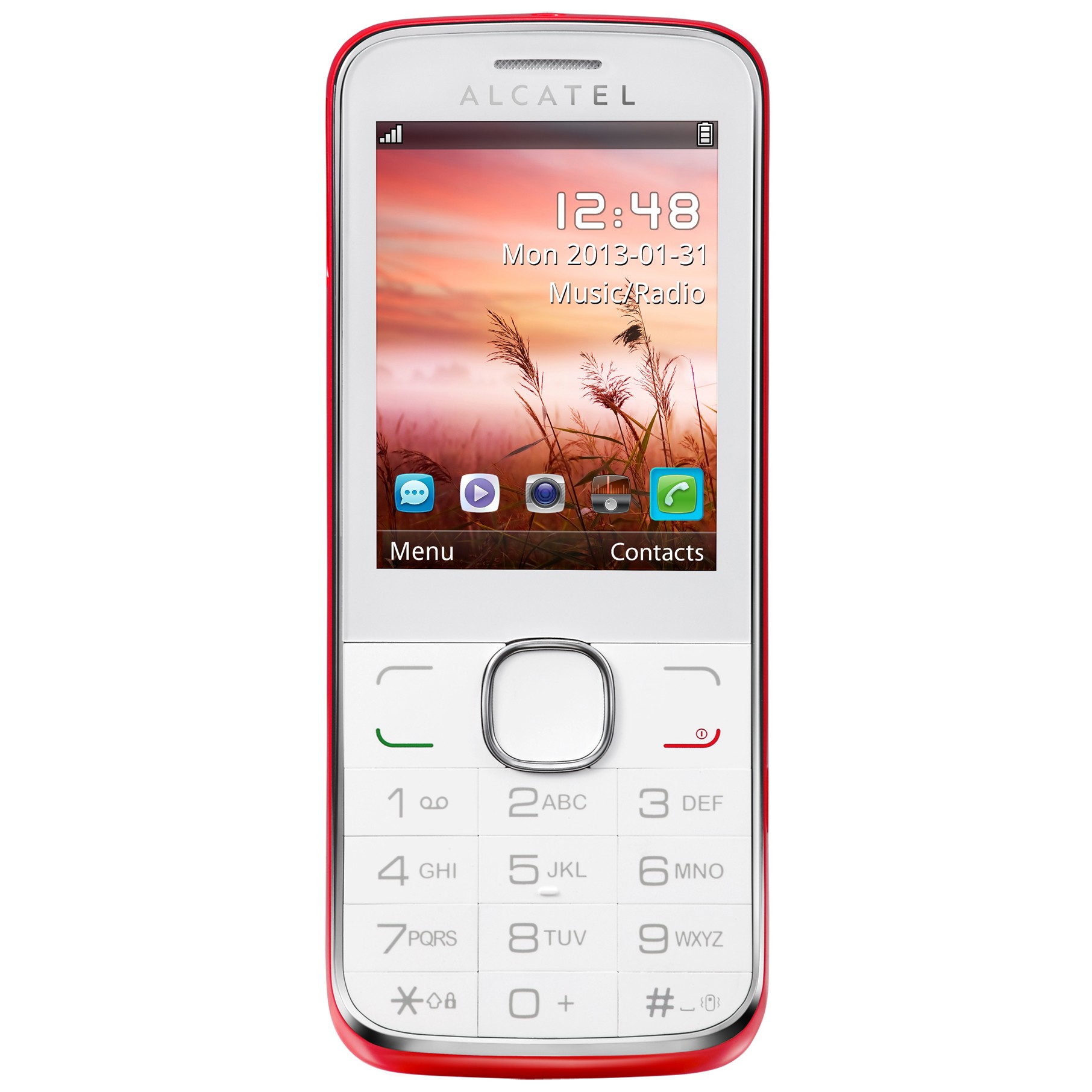 Alcatel One Touch 2005D (bielo/červený) – duálny m