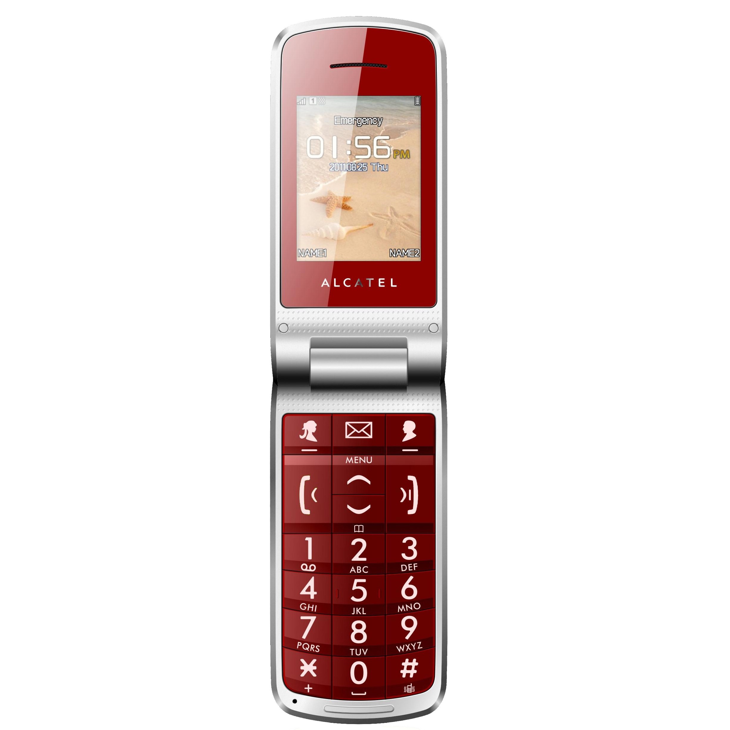 Alcatel OT 536 (červený) - mobil