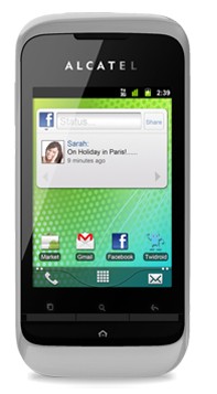 Alcatel OT-903 Dual (biely) – mobil