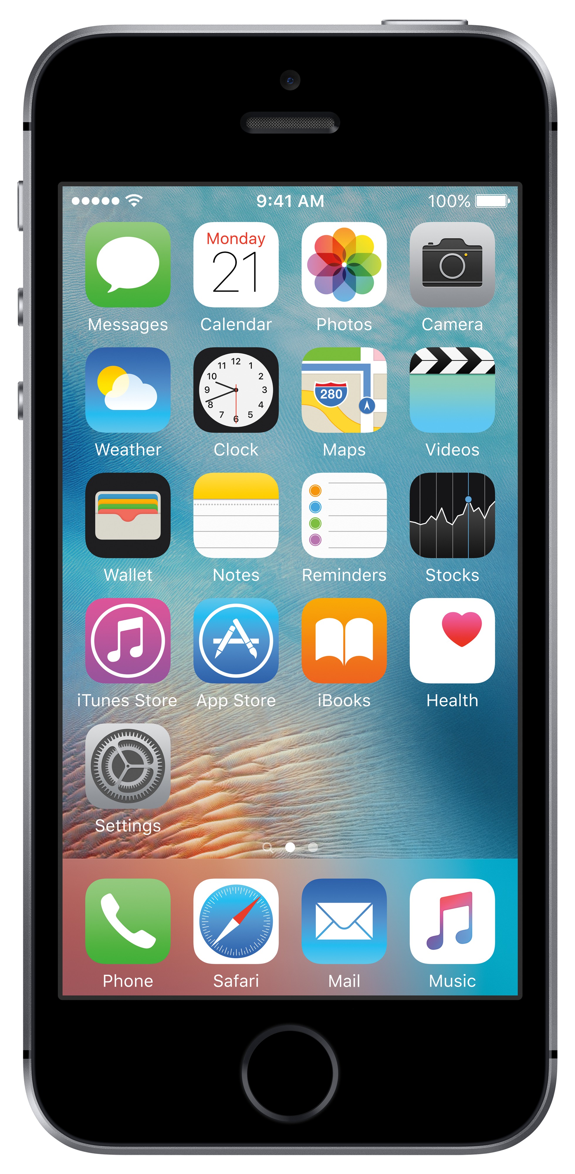 iPhone SE 64 GB (steller grå)