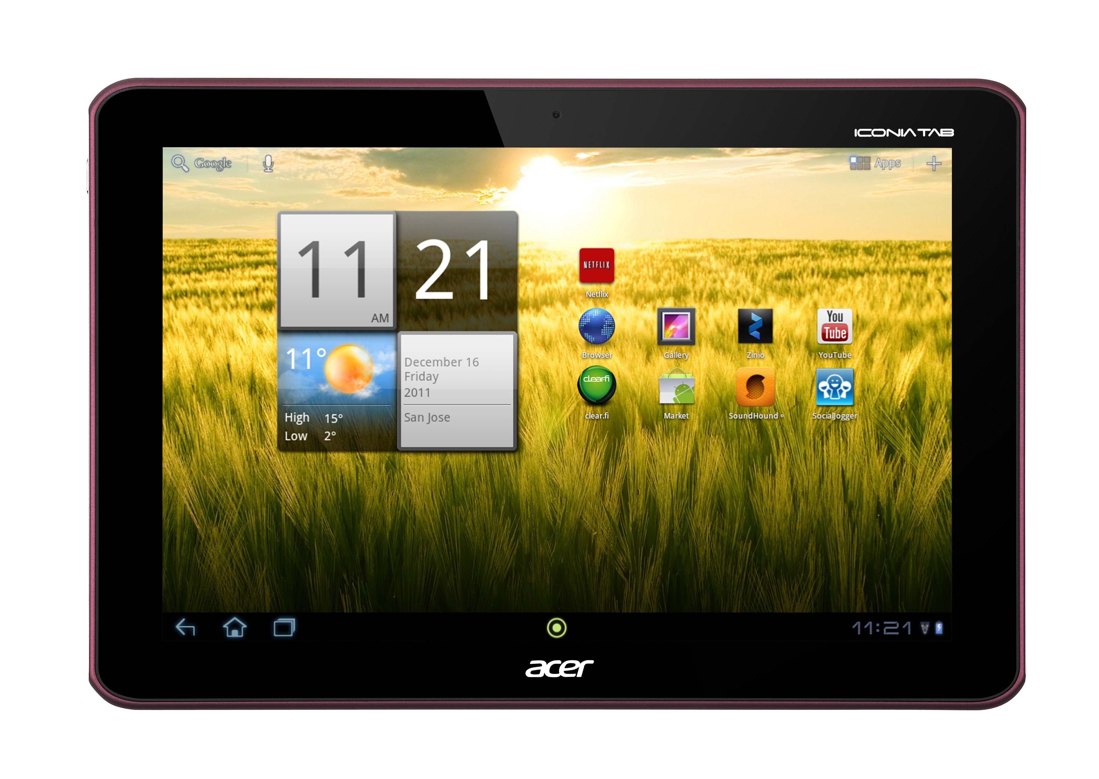 Acer Iconia Tab A200 HT.H9TEE.002 červený – tablet
