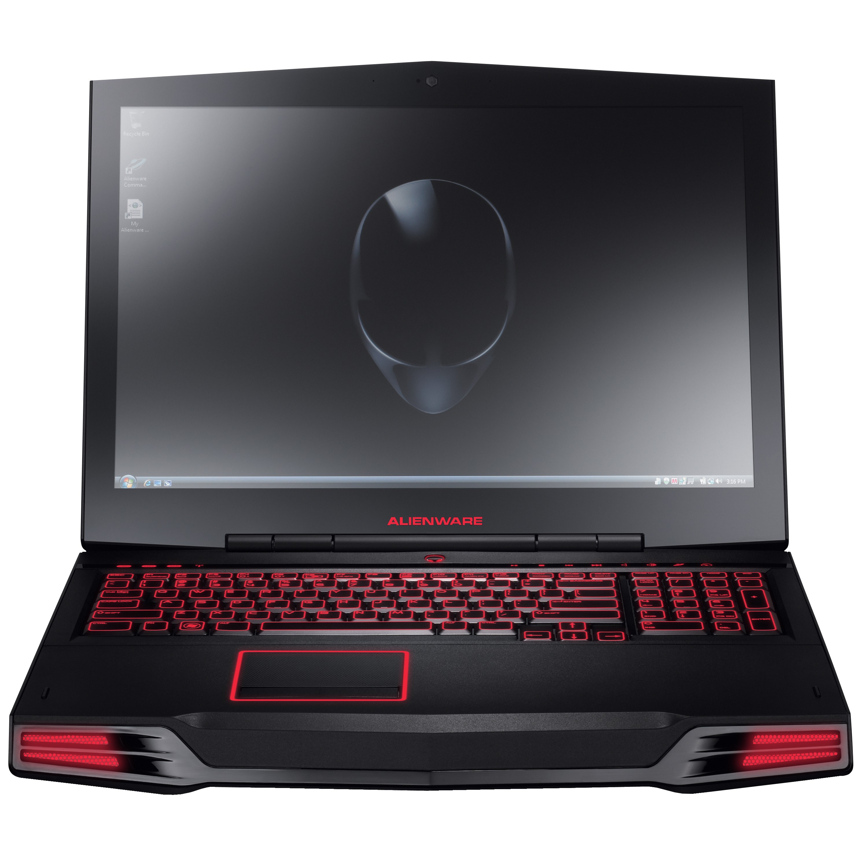 Alienware 17.3" bærbar PC M17x-6538 (sort)