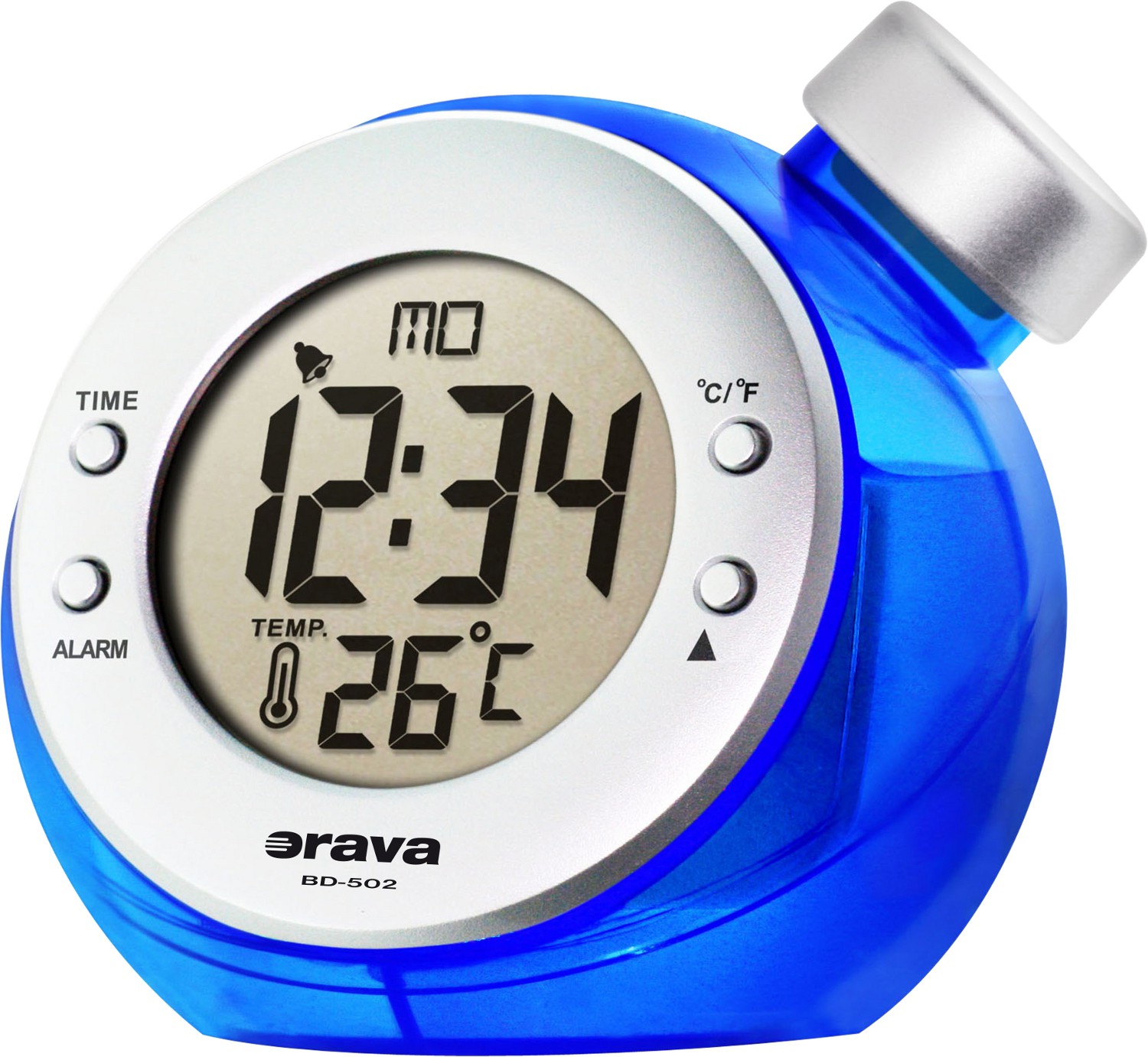 Orava BD-502 blue - budík na vodu