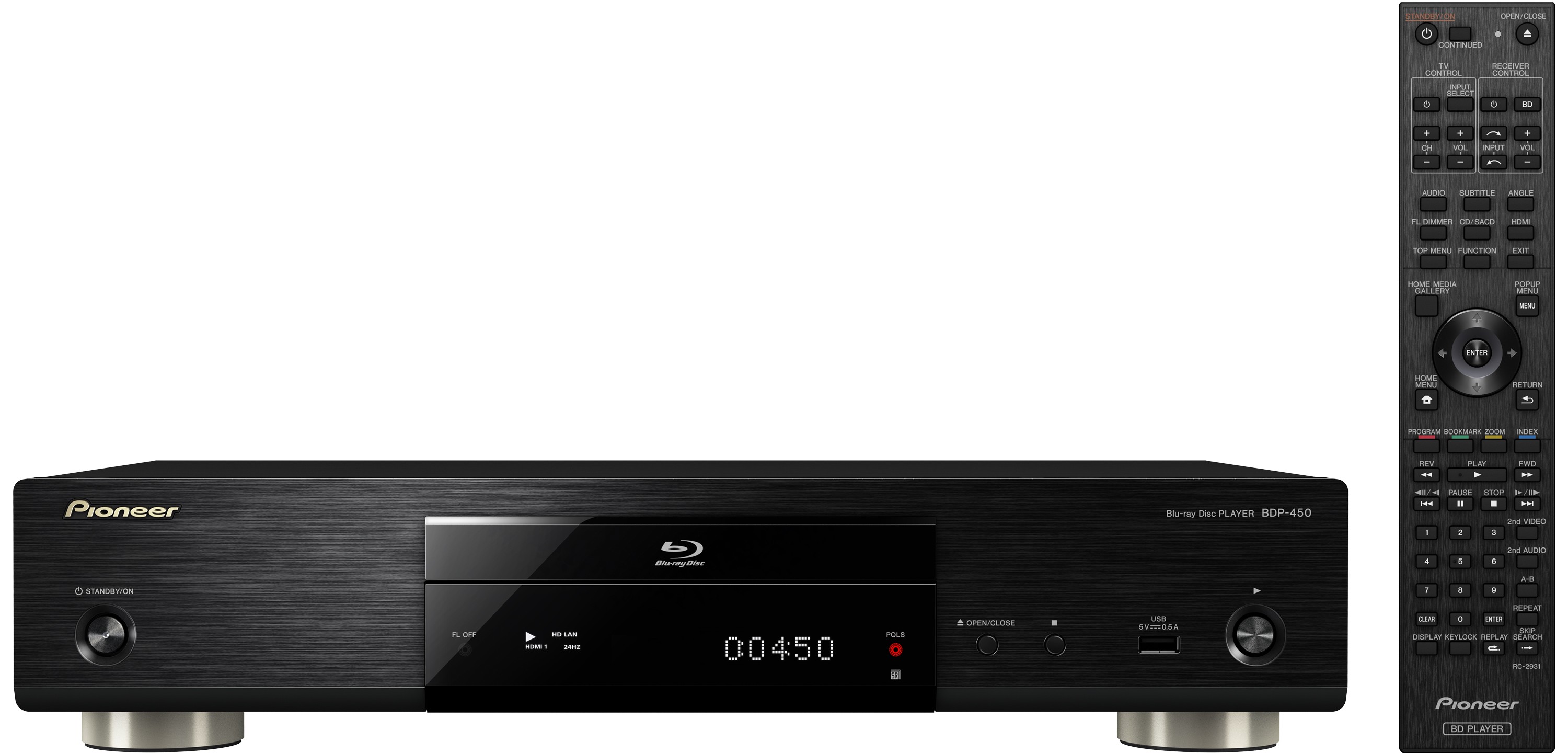 Pioneer 3D Blu-ray afspiller BDP-450-K