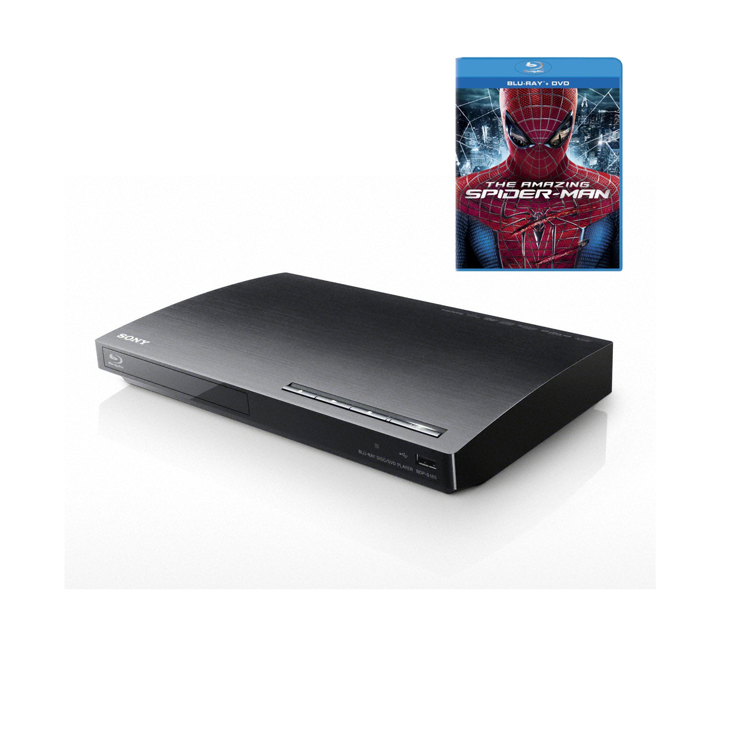 Sony BDP-S185B + The Amazing Spiderman - blu-ray přehrávač