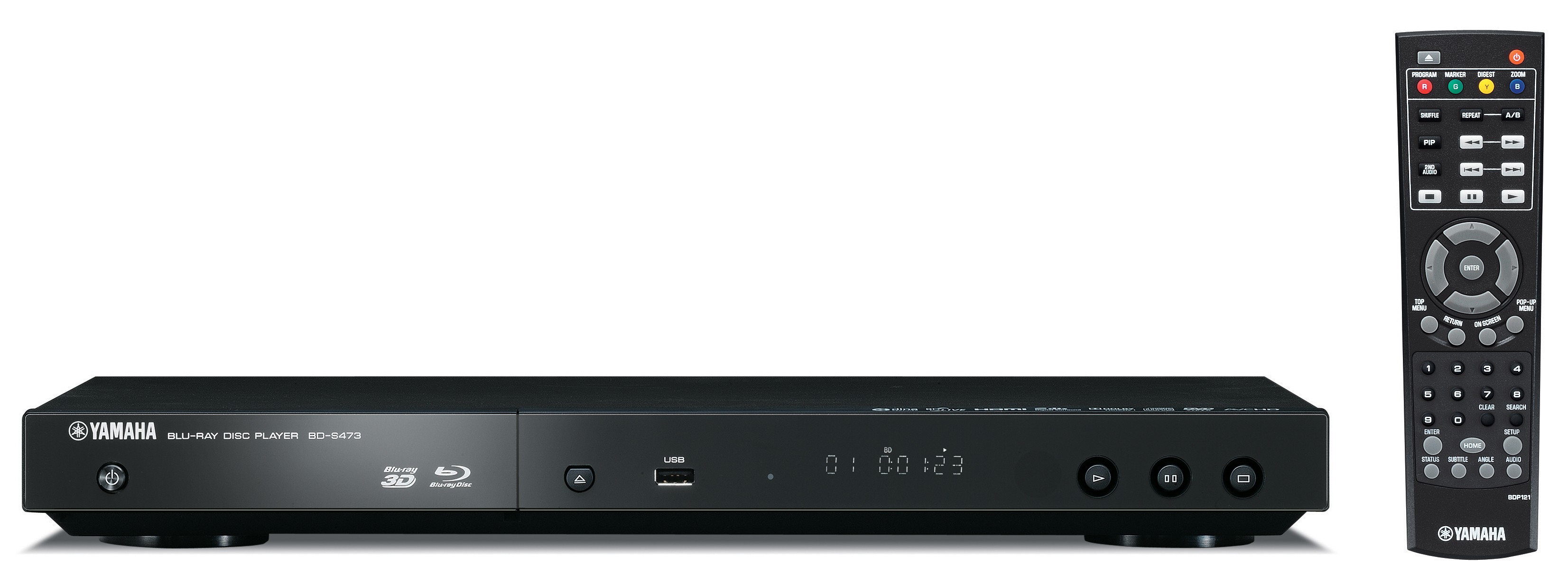 Yamaha 3D Blu-ray-spiller BDS-473 (sort)
