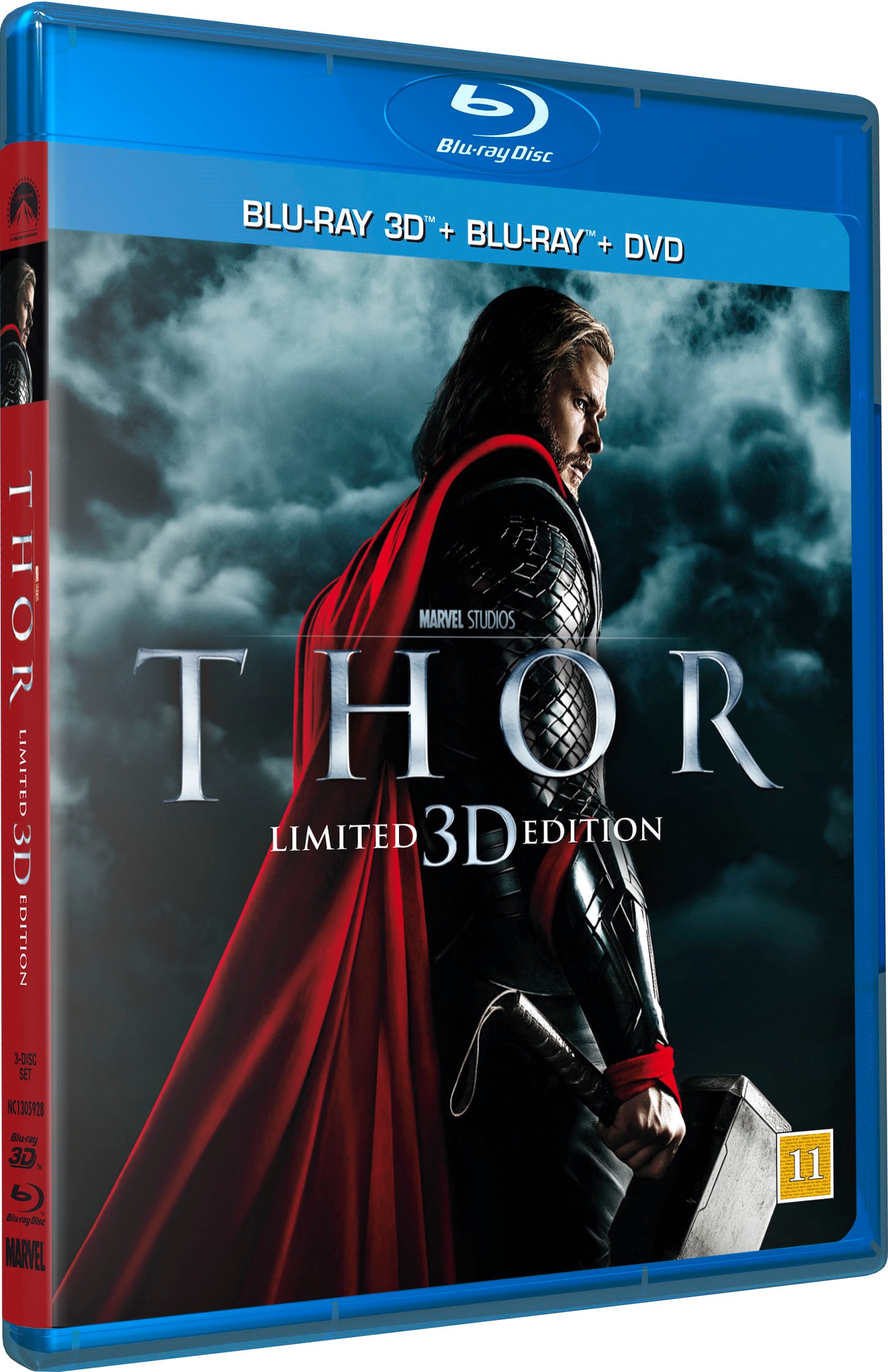 Thor 3D (3D Blu-ray+Blu-ray+DVD)