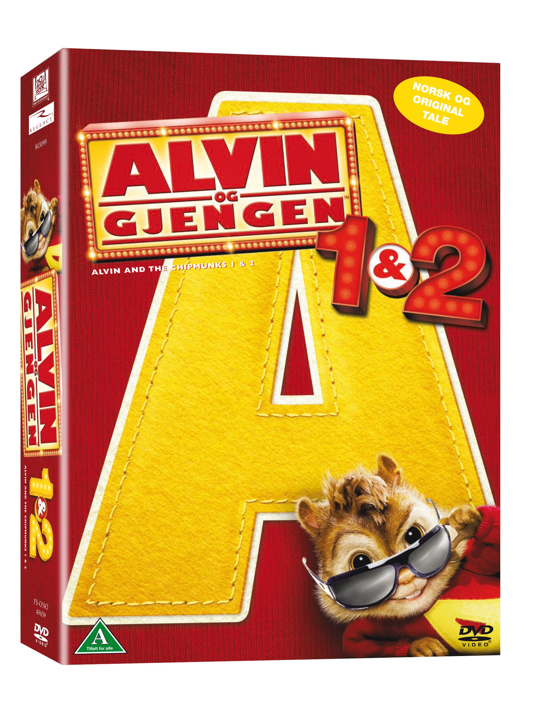 Alvin och Gänget 1 & 2 (Blu-ray)