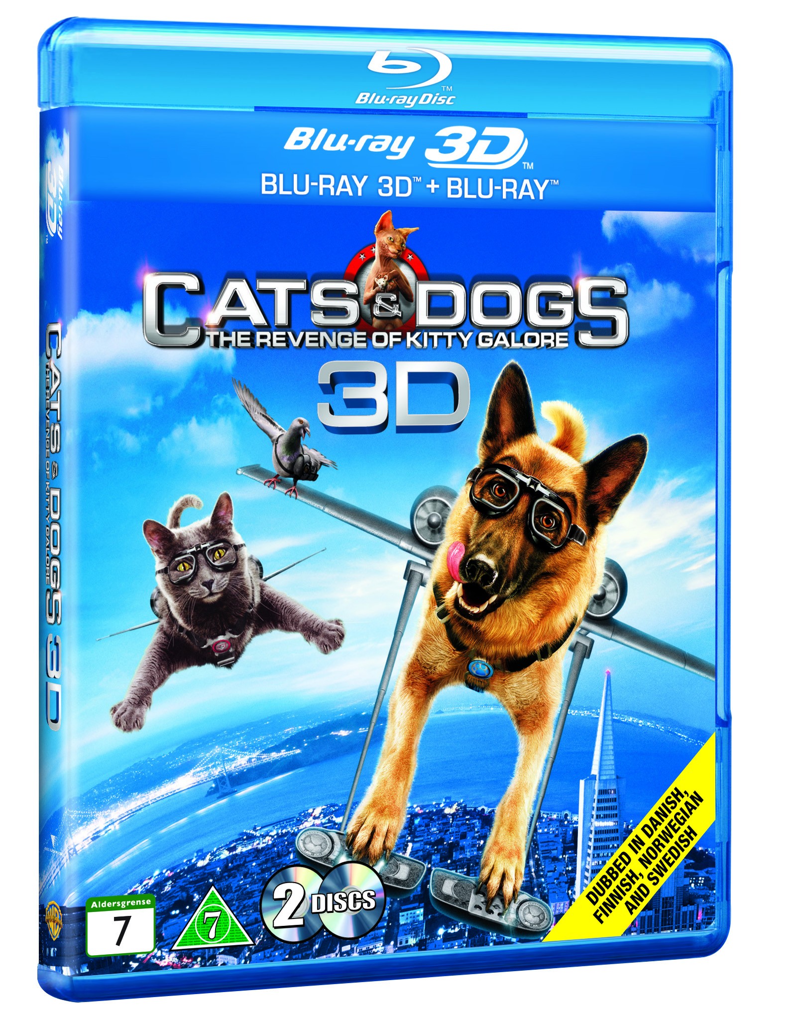 Som hund og katt 2: Kittys hevn (3D Blu-ray)