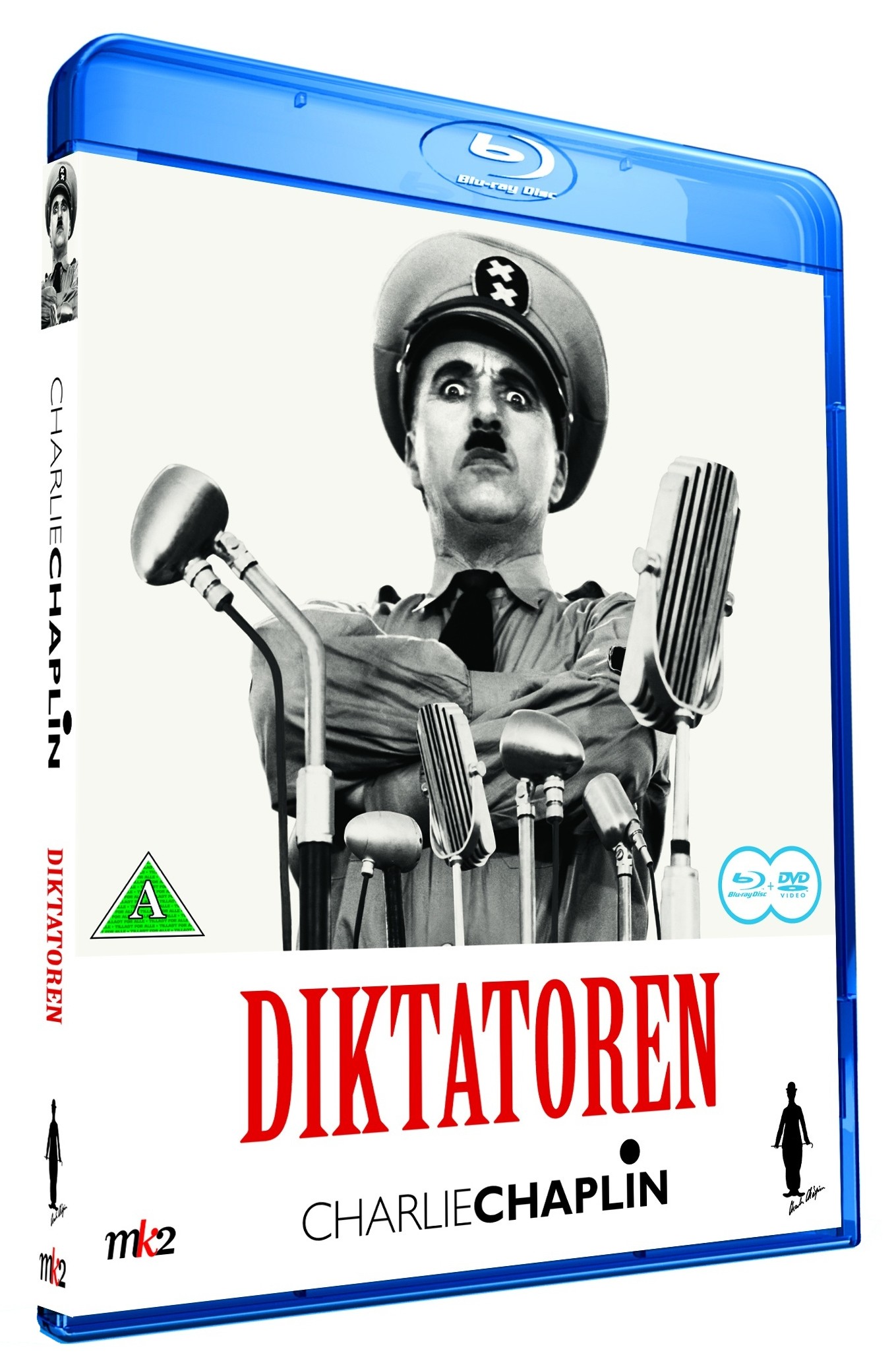 Charlie Chaplin - Diktatorn (Blu-ray + DVD)