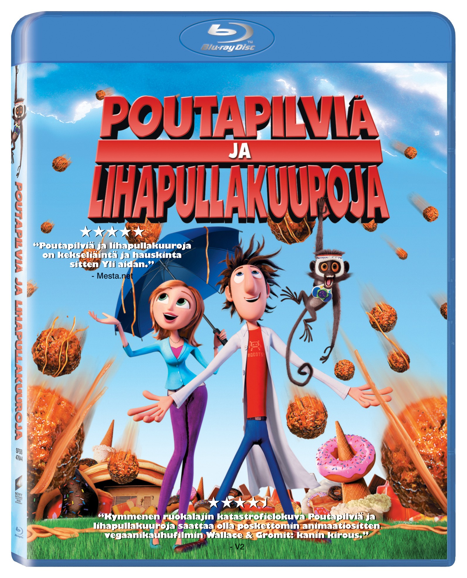 Poutapilviä ja lihapullakuuroja (Blu-ray)