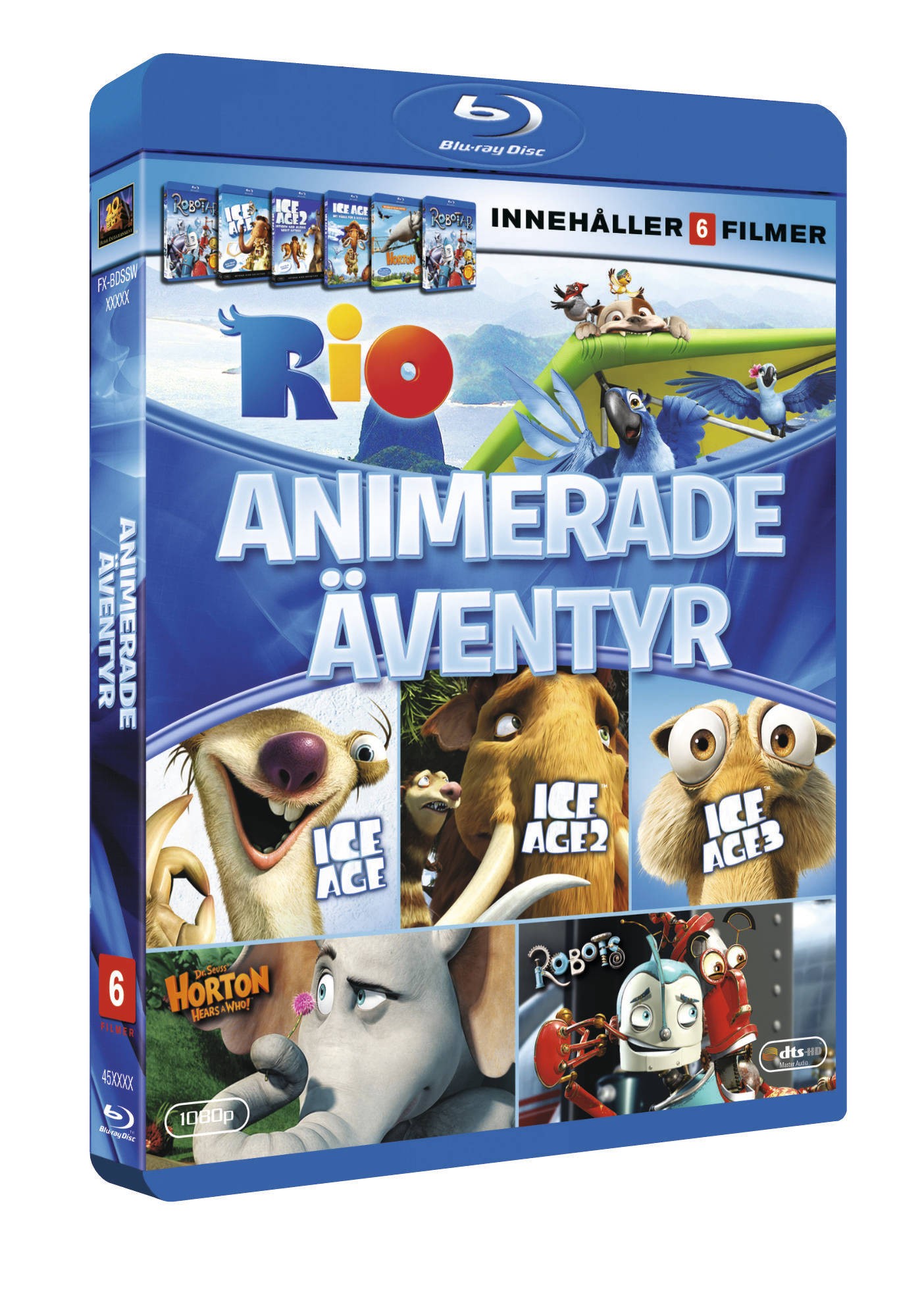 Animerade &Auml;ventyr (Blu-ray)