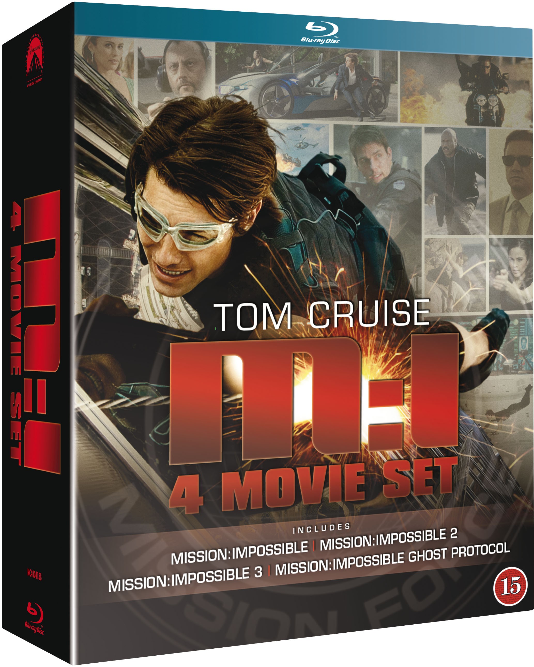 Mission Impossible samleboks 1-4 (Blu-ray)