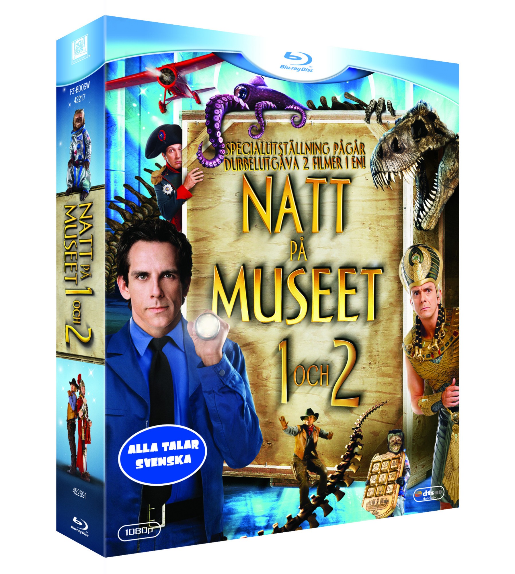Natt på museet 1 & 2 Box (Blu-ray)