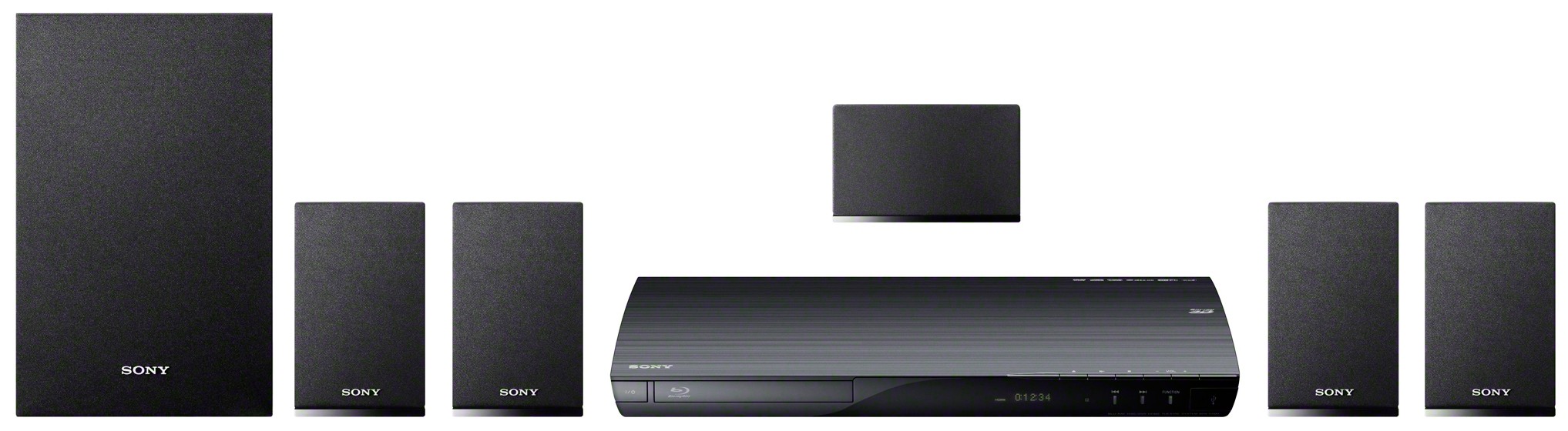 Sony 5.1 hjemmebiograf Blu-ray system BDV-E190