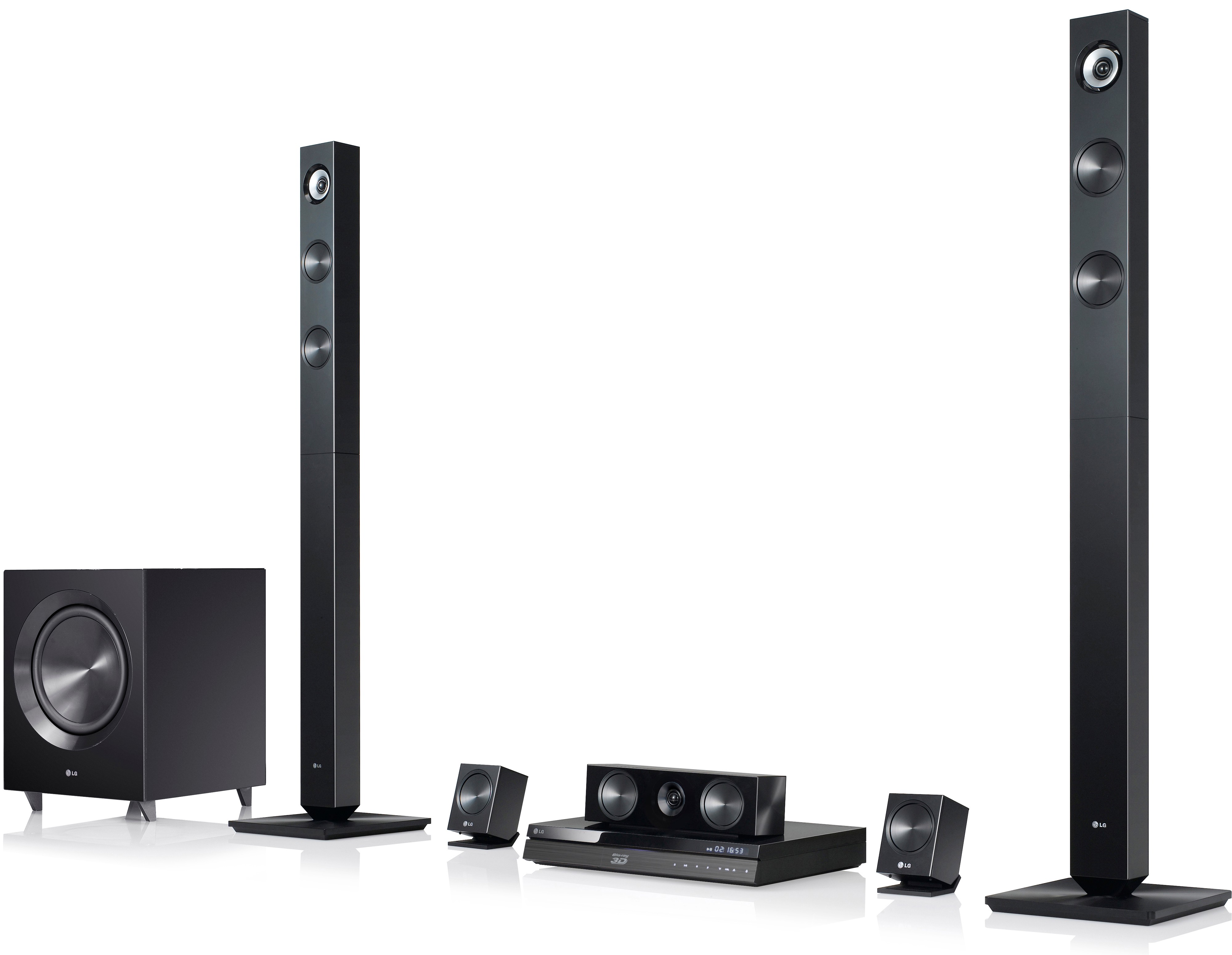 LG 5.1 3D Blu-ray hjemmebio m. SMART og Wi-Fi