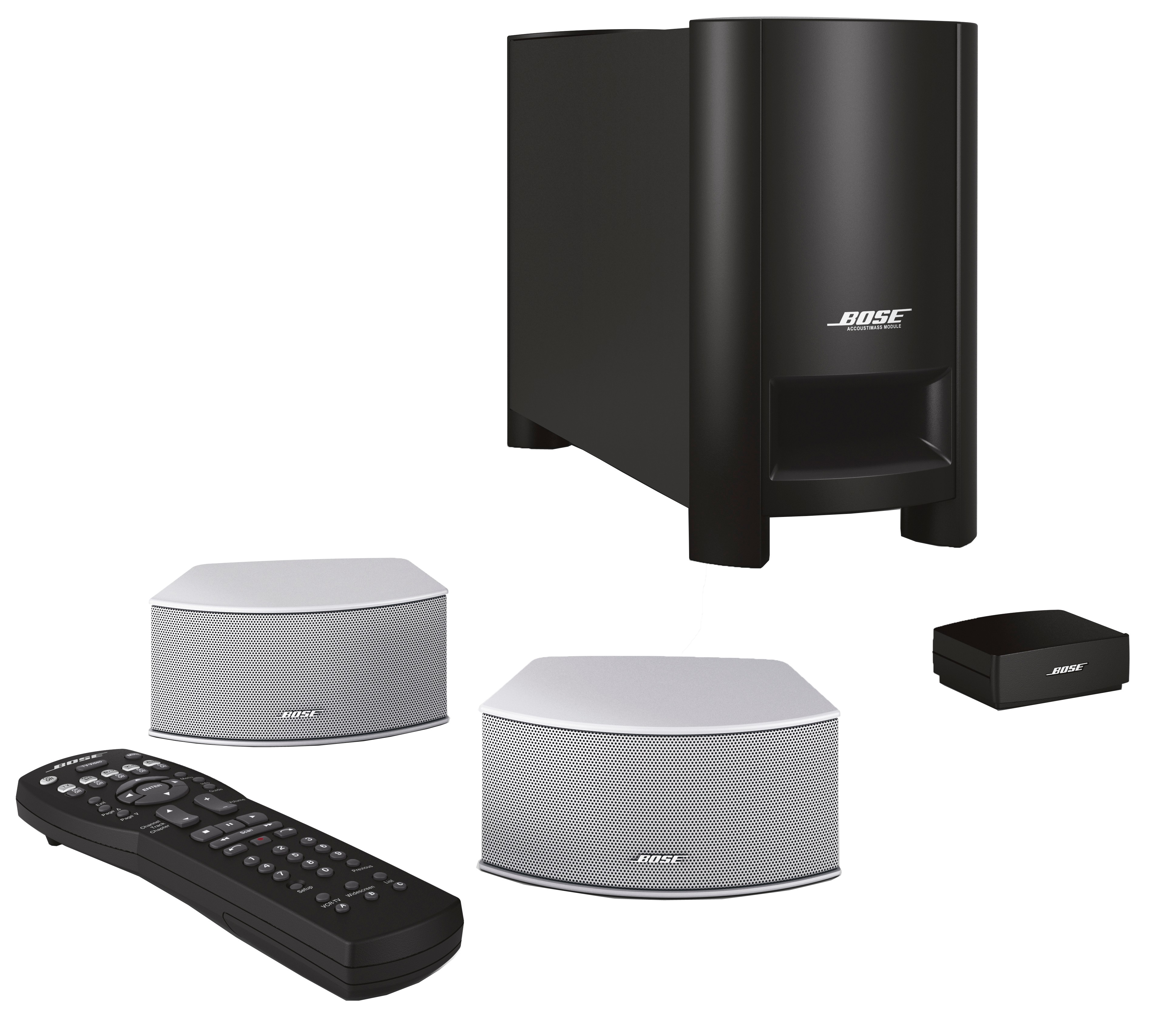 Bose CineMate II GS 2.1 hjemmekino (sølv)