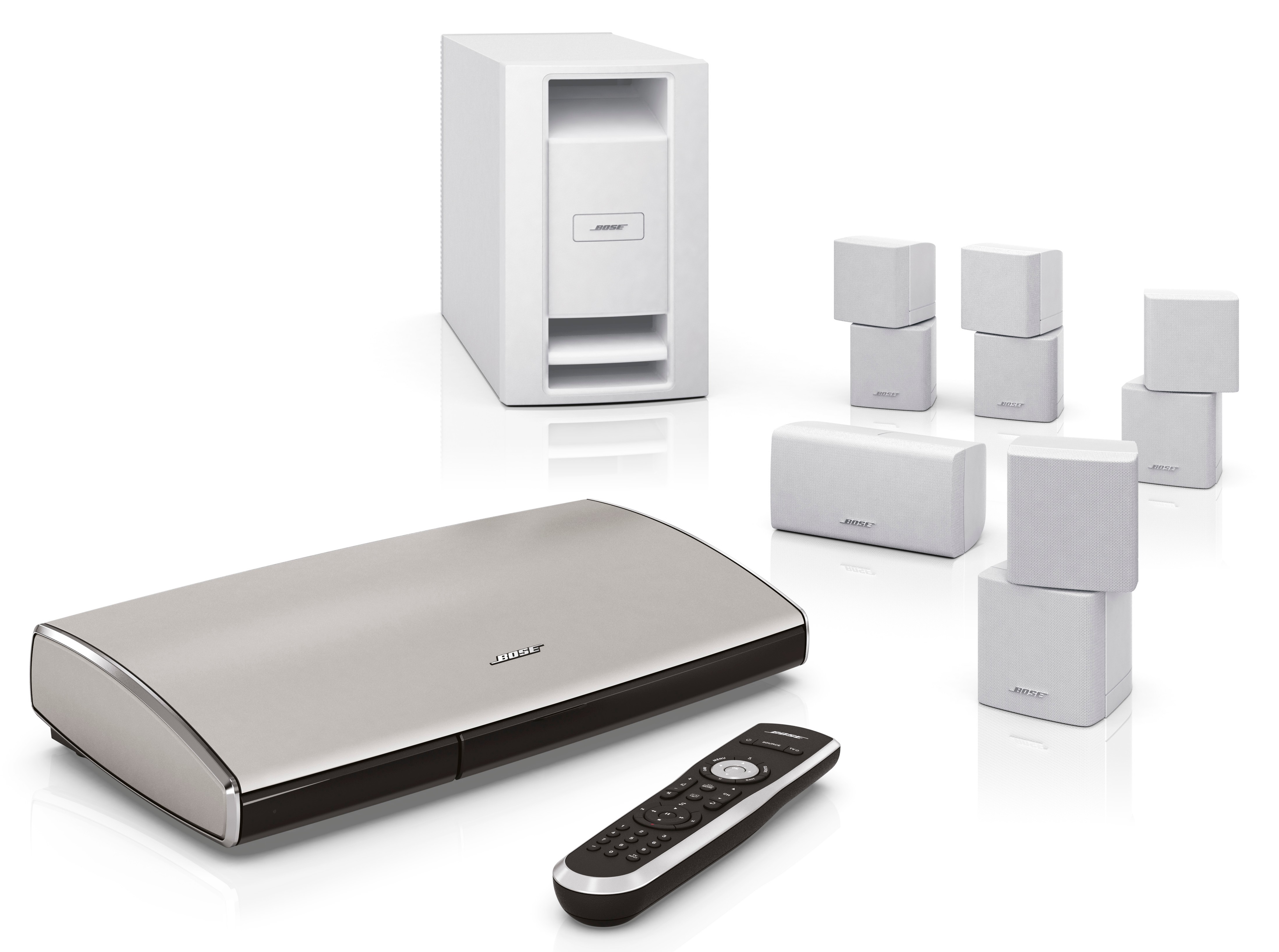 Bose Lifestyle T20 hjemmekino (hvitt)