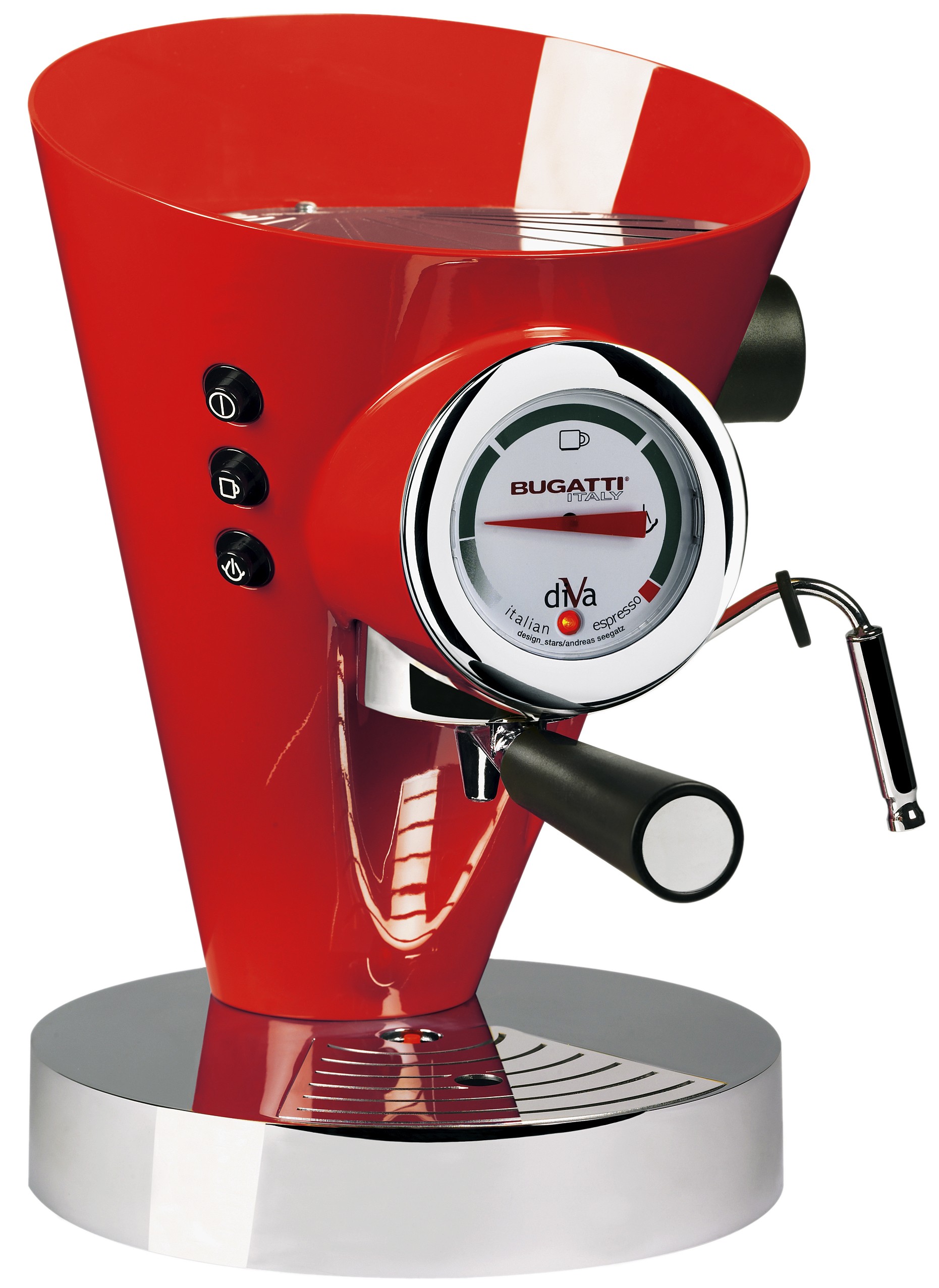 Bugatti Diva espressokeitin (punainen)