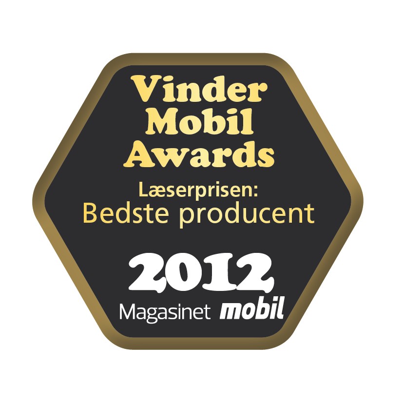 Vinder Mobil Awards - Bedste producentpris 2012