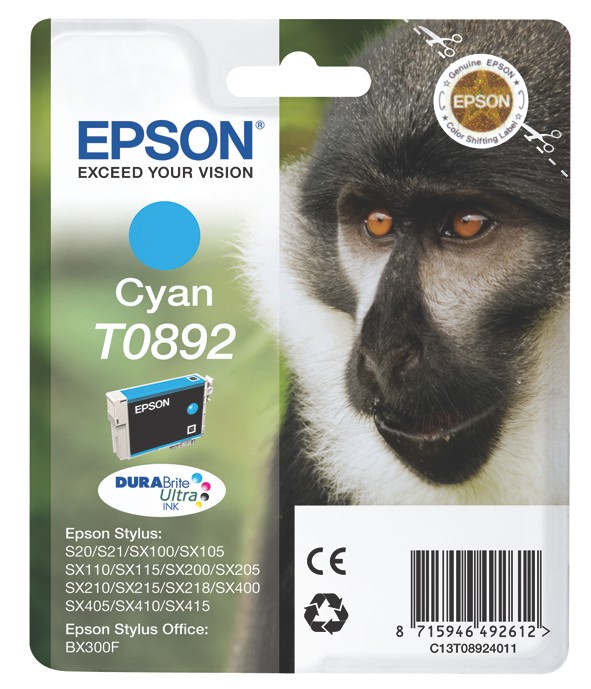 Epson C13T08924021 azurová - cartridge