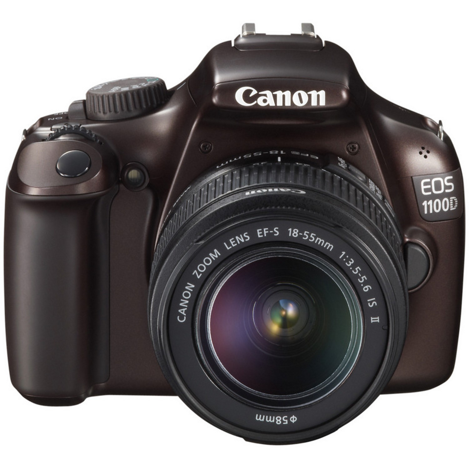Canon EOS 1100D + objektív Canon EF-S 18-55mm IS II hnedá – zrkadlovka