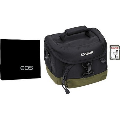 Canon EOS kit + 8GB SD karta + čistiaci obrúsok – brašna