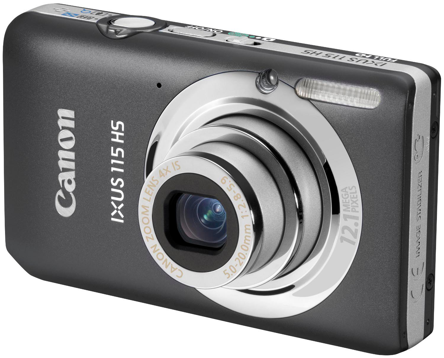 Canon IXUS 115HS šed&yacute; (grey) - fotoapar&aacute;t