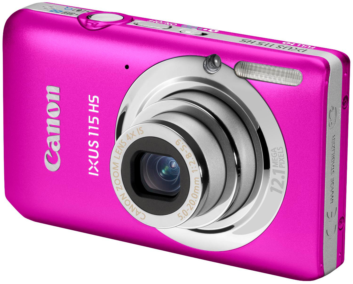 Canon IXUS 115HS růžov&yacute; (pink) - fotoapar&aacute;t