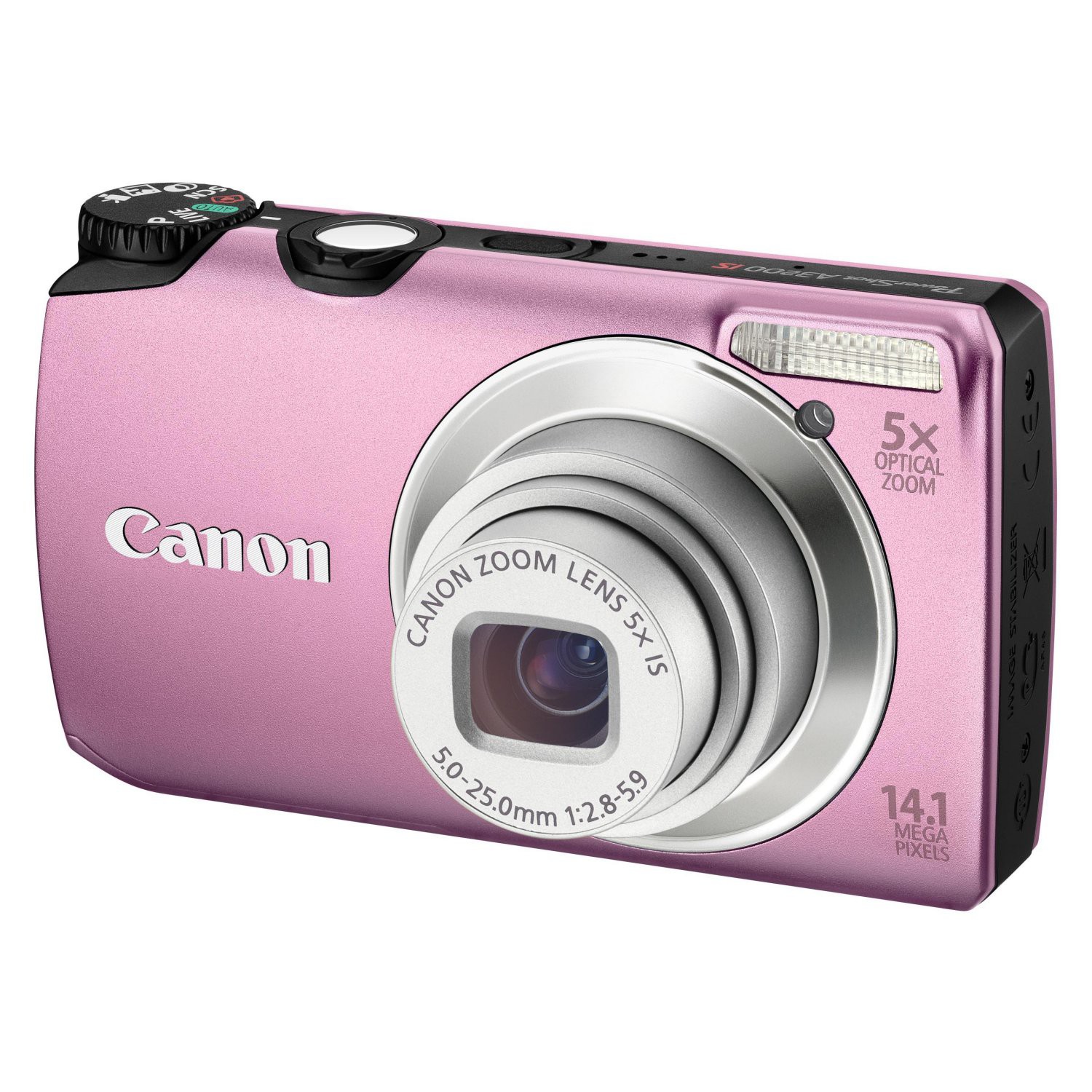 Canon A3200 IS ružov&yacute;- fotoapar&aacute;t