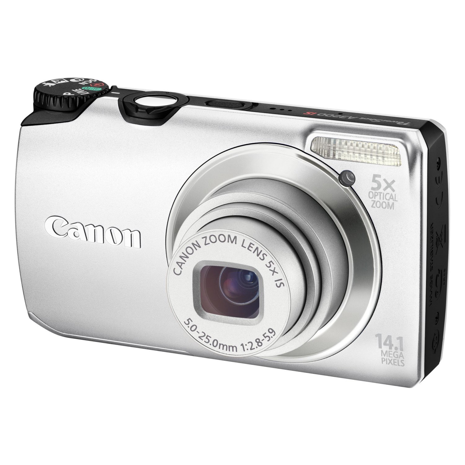 Canon A3200 IS strieborn&yacute;- fotoapar&aacute;t