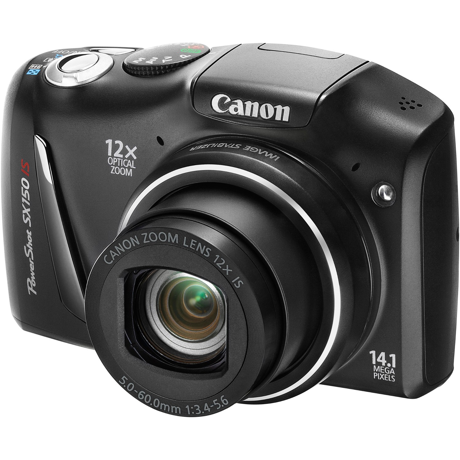 CANON PowerShot SX150 IS čierny- fotoaparát