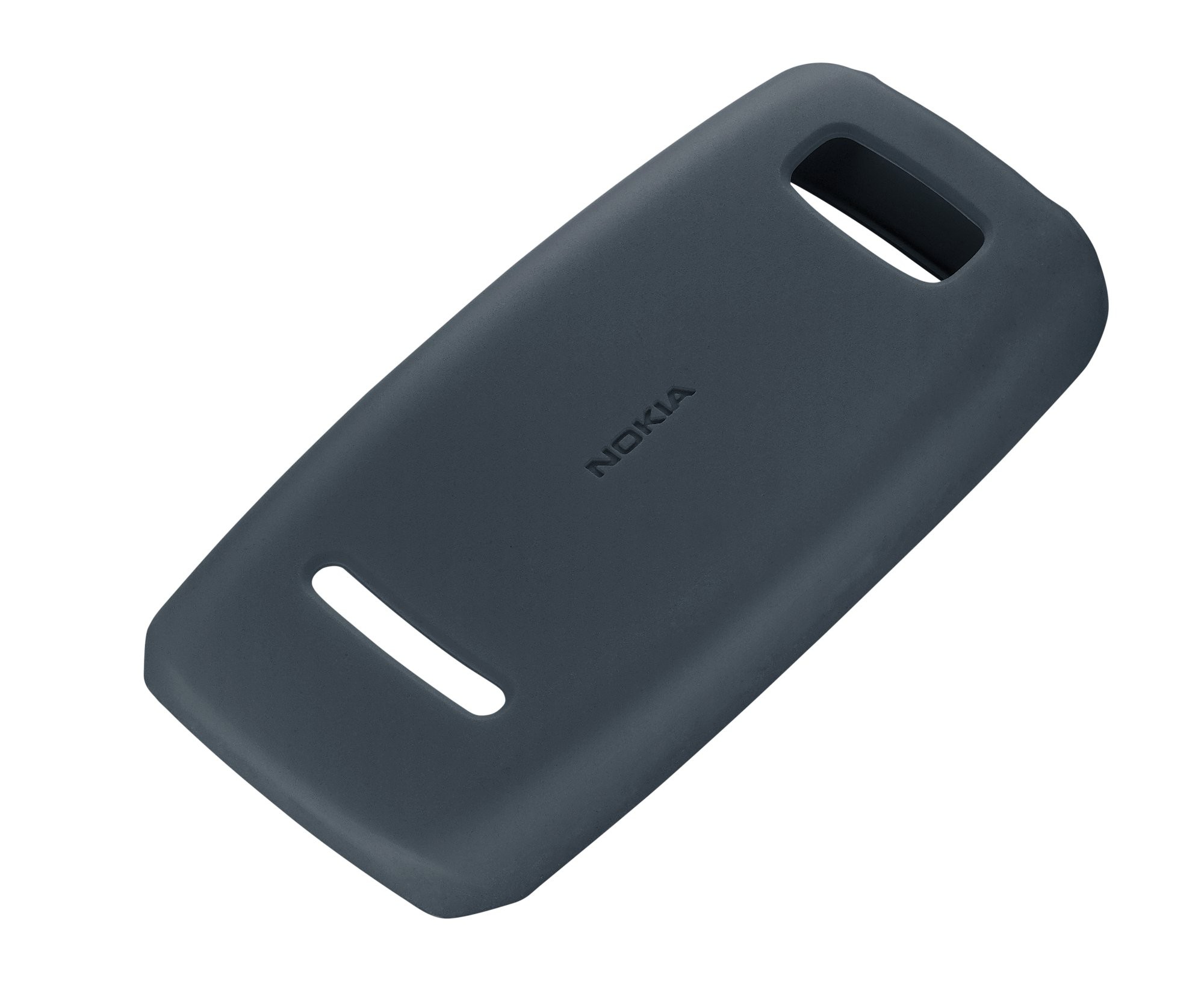 Nokia Asha 306 silikonisuojus (musta)