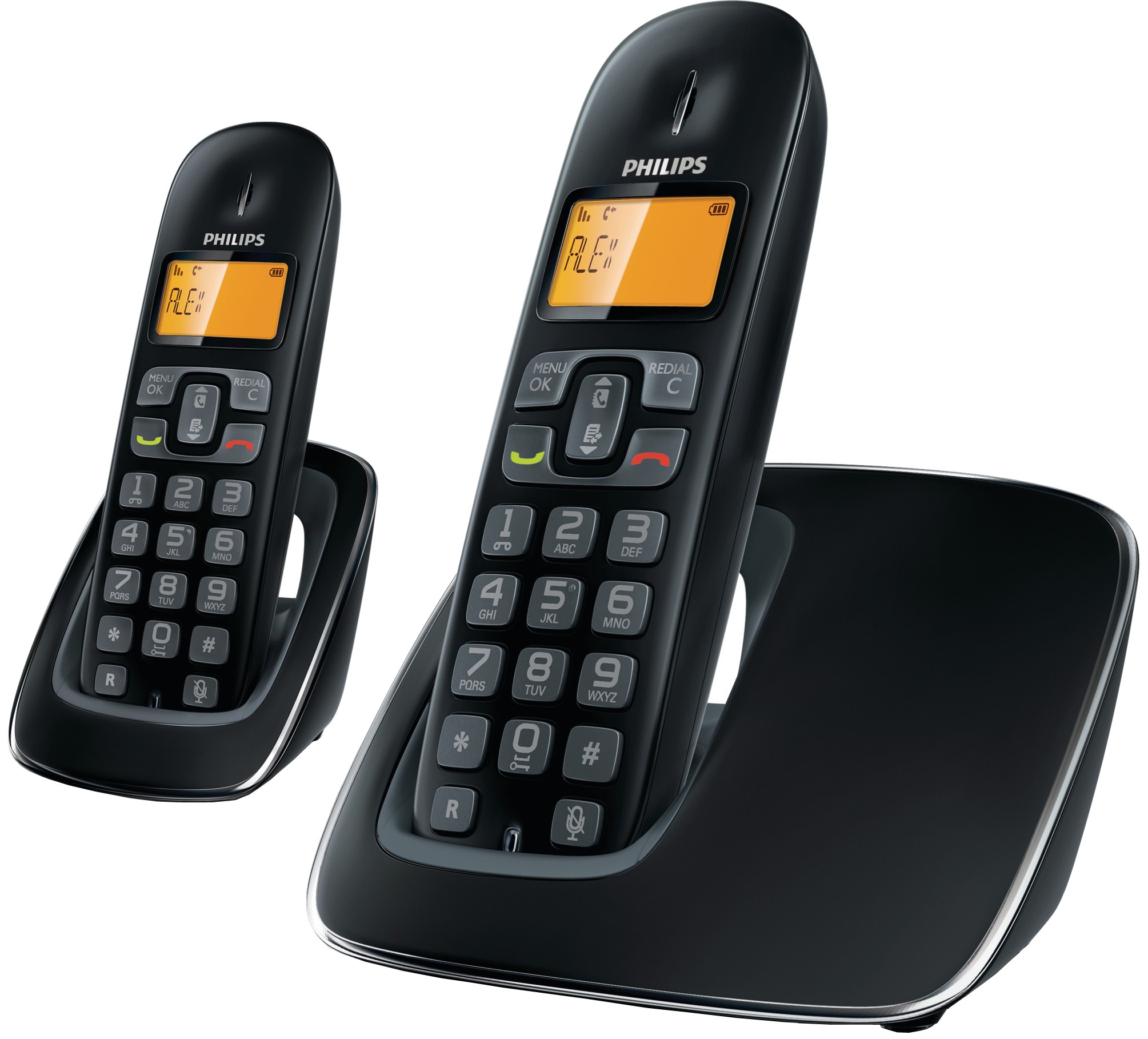 Philips CD190 duo DECT puhelin (musta)