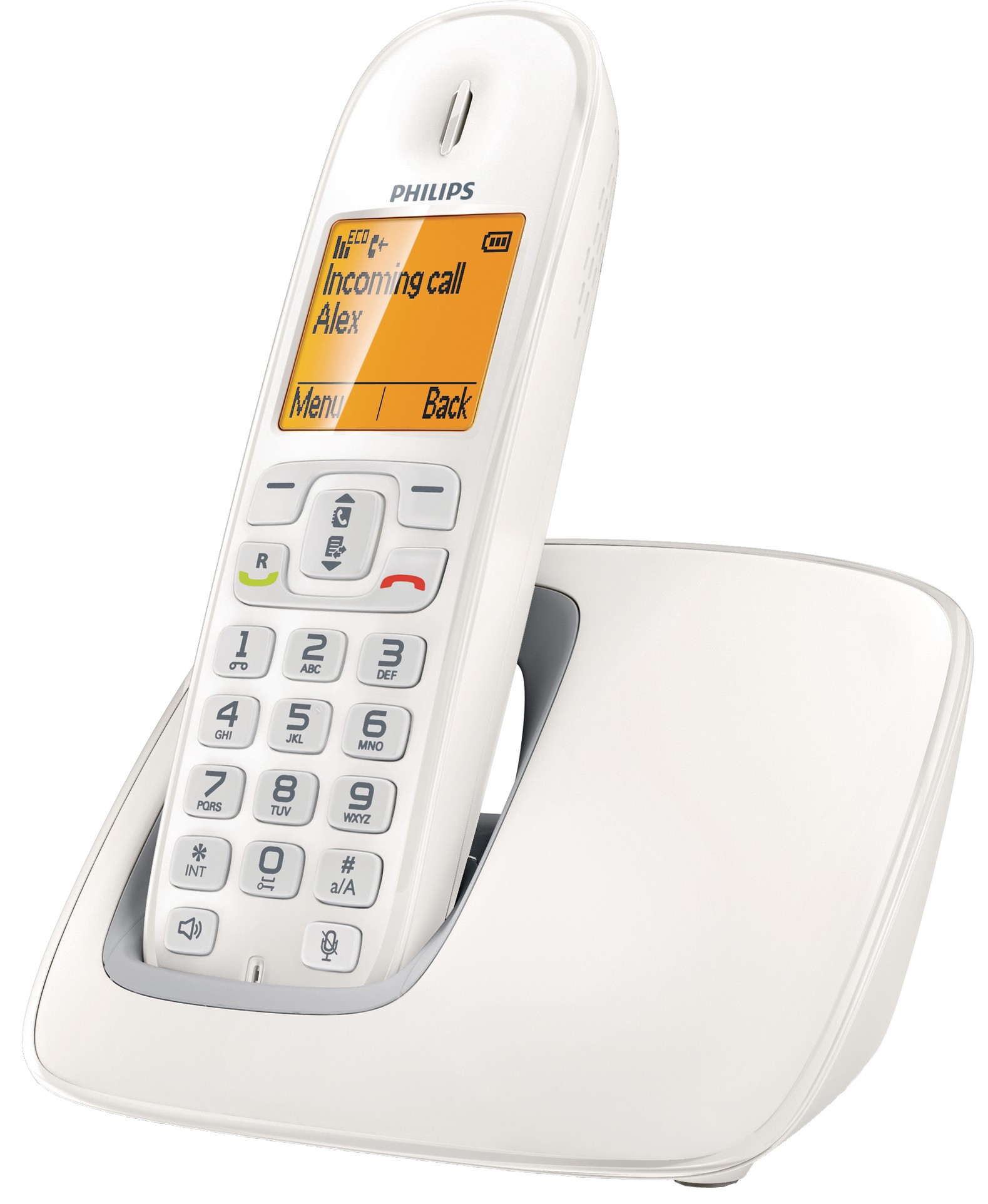 Philips CD290 langaton DECT puhelin (valkoinen)