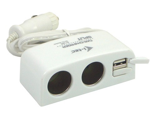 i-Tec Charger Split 2x CL + 2x USB - autoadaptér