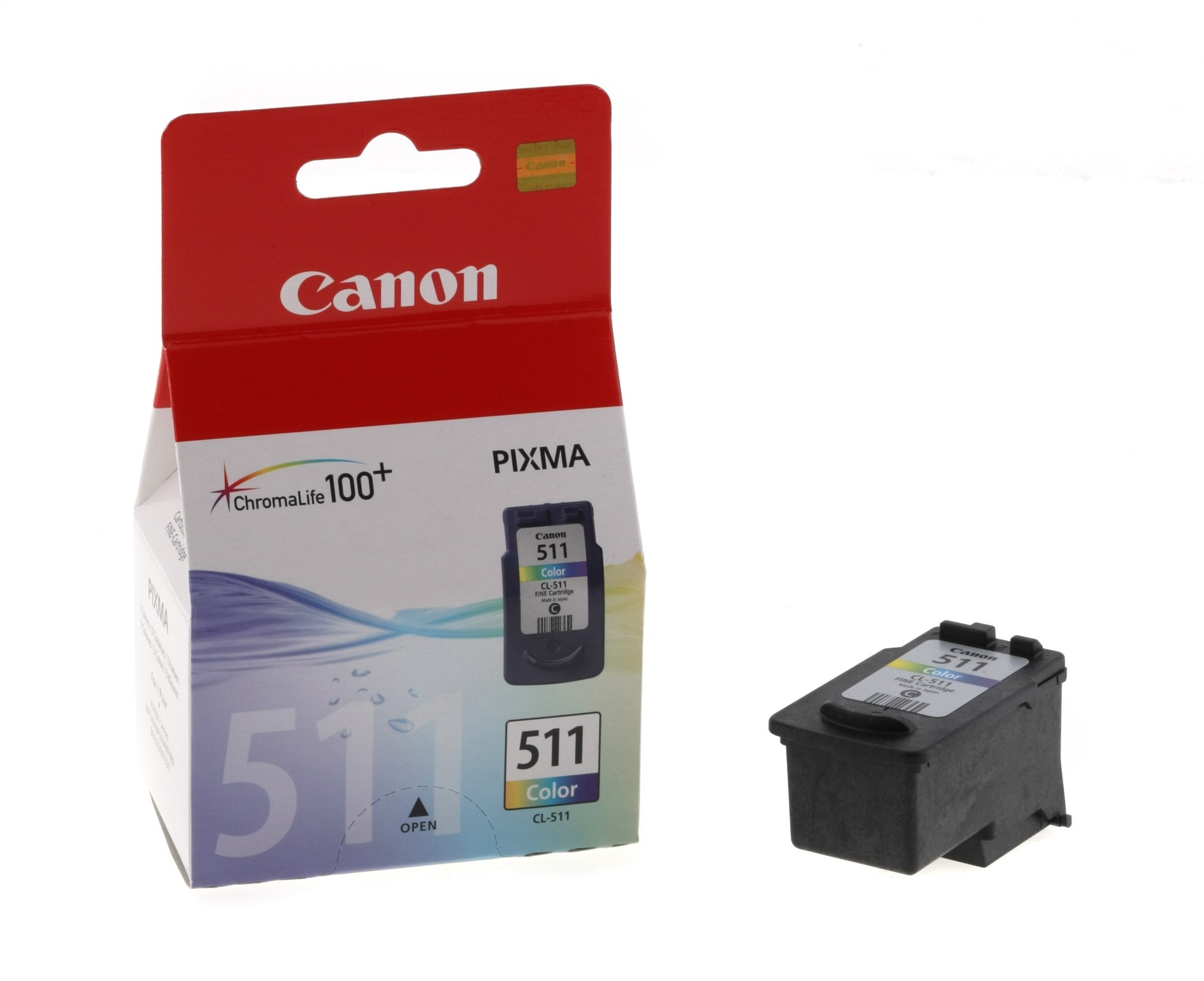 Canon blækpatron - CL-511, farvet