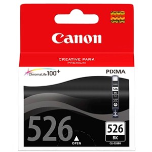 Canon blækpatron CLI-526BK Sort