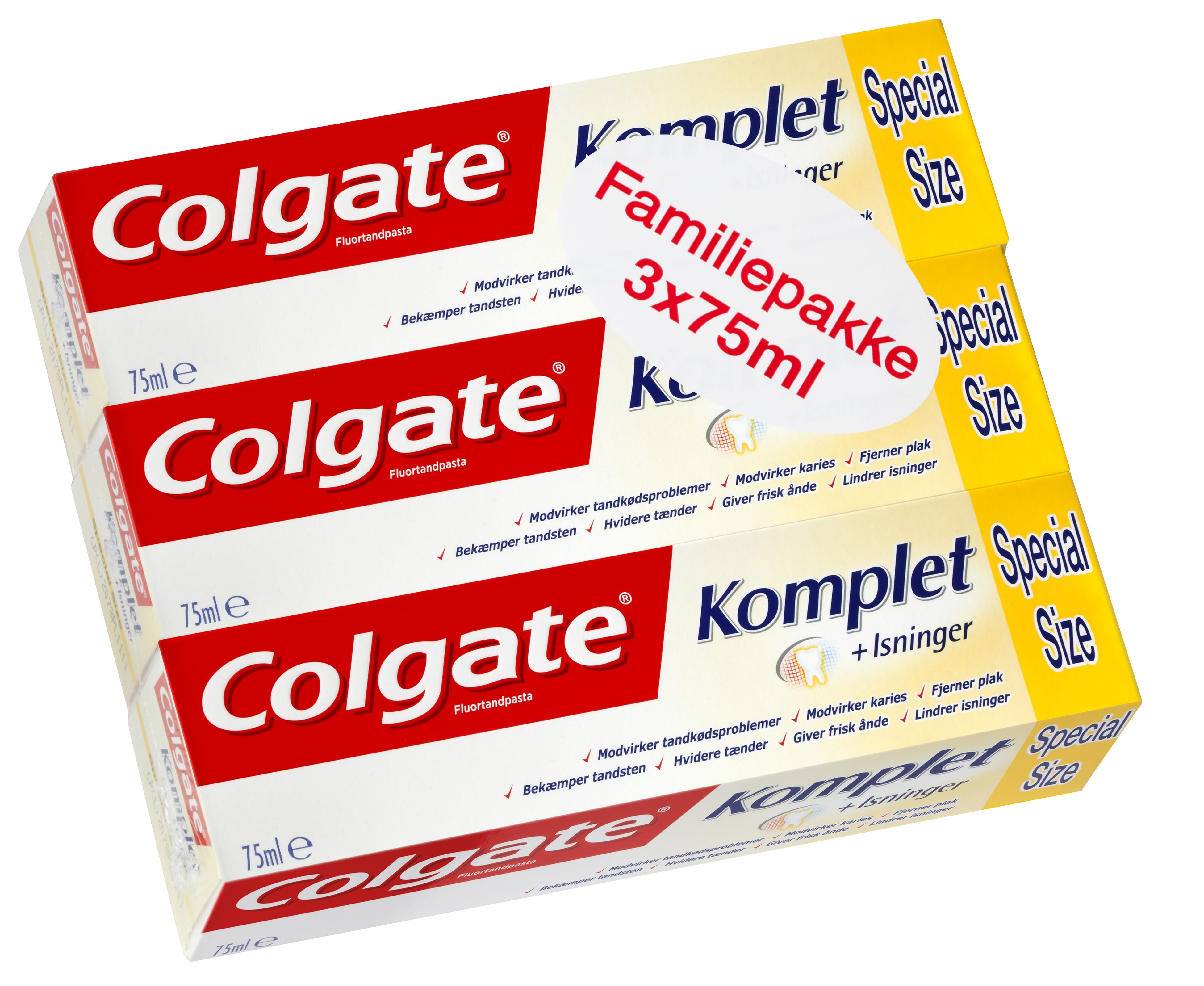 Colgate Komplett tannkrem 3 pk