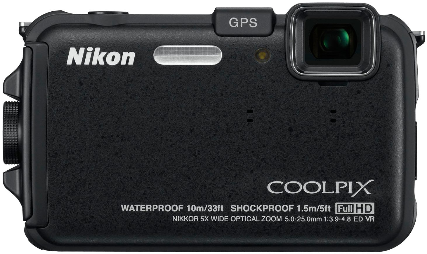 Nikon CoolPix AW100 kompaktkamera (sort)