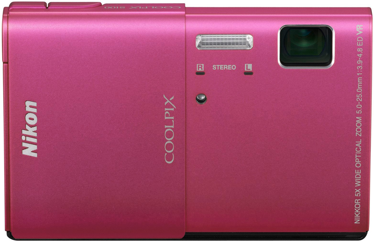 Nikon CoolPix S100 kompaktkamera (rosa)